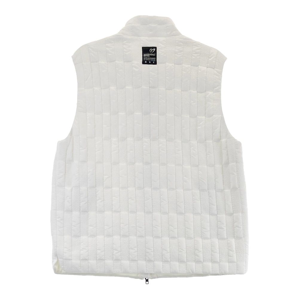 サイズ 6 MASTER BUNNY EDITION マスターバニーエディション 裏地付きジップベスト ホワイト系 240101480985 ゴルフウェア メンズ ストスト