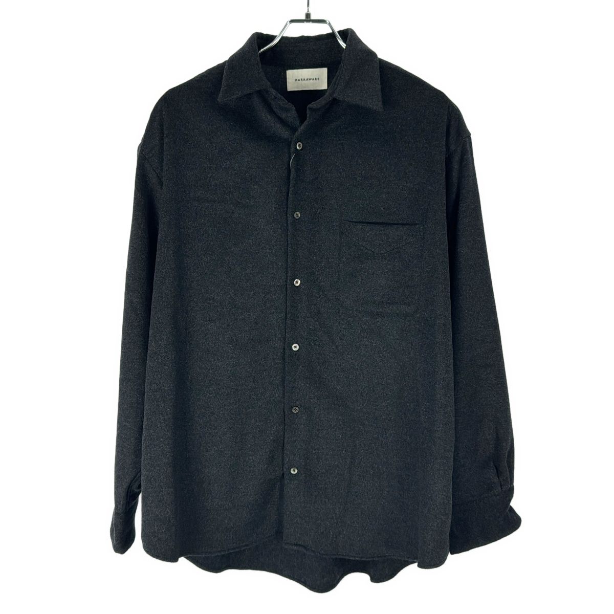markaware マーカウェア 23AW Cashmere Flannel Shirt カシミヤ