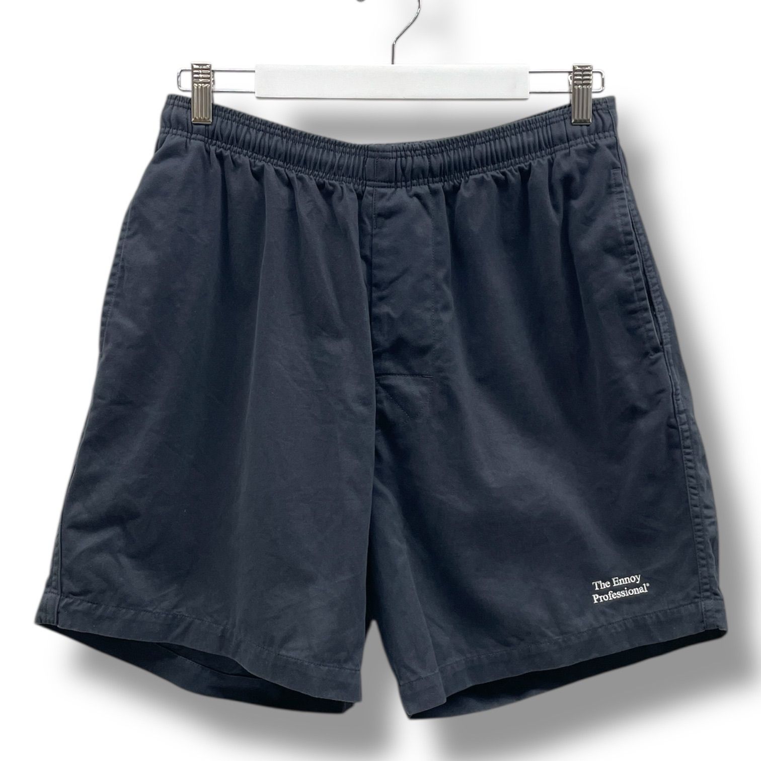 The Ennoy Professional エンノイ コットンイージーショートパンツ ハーフパンツ ウエストゴム 綿 22SSBRENPT01LV 灰色 ダークグレー Mサイズ メンズ 夏 ゴーゴー古着久喜倉庫店 No.1313