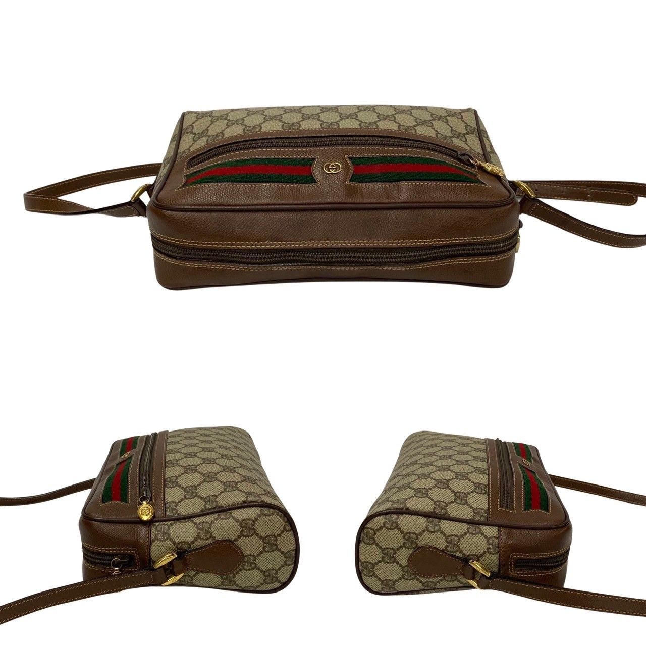 極美品 袋付 GUCCI オールドグッチ シェリーライン ミニ ショルダーバッグ GUCCI 極 美品 グッチ オールドグッチ ヴィンテージ シェリー