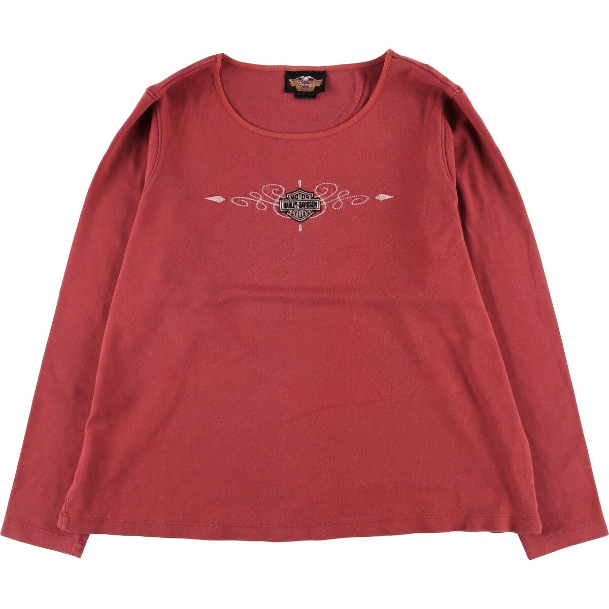 古着 ハーレーダビッドソン Harley-Davidson モーターサイクル ロングTシャツ ロンT レディースL相当|eaa583965