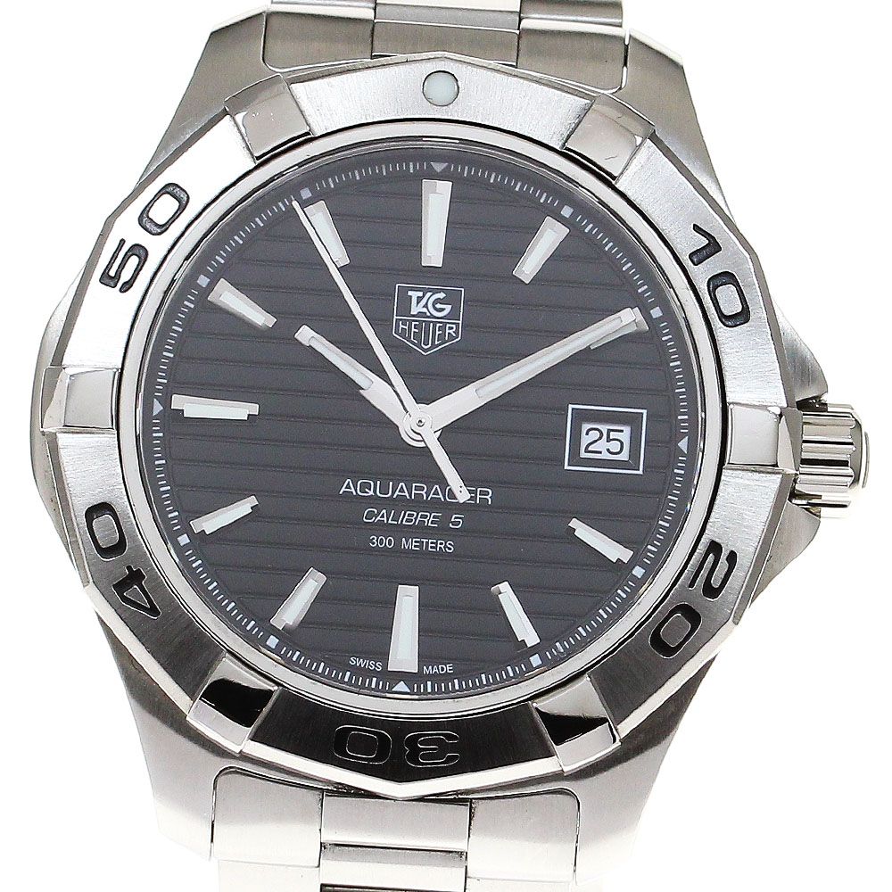 タグホイヤー TAG HEUER WAP2010 アクアレーサー デイト 自動巻き メンズ良品_817393