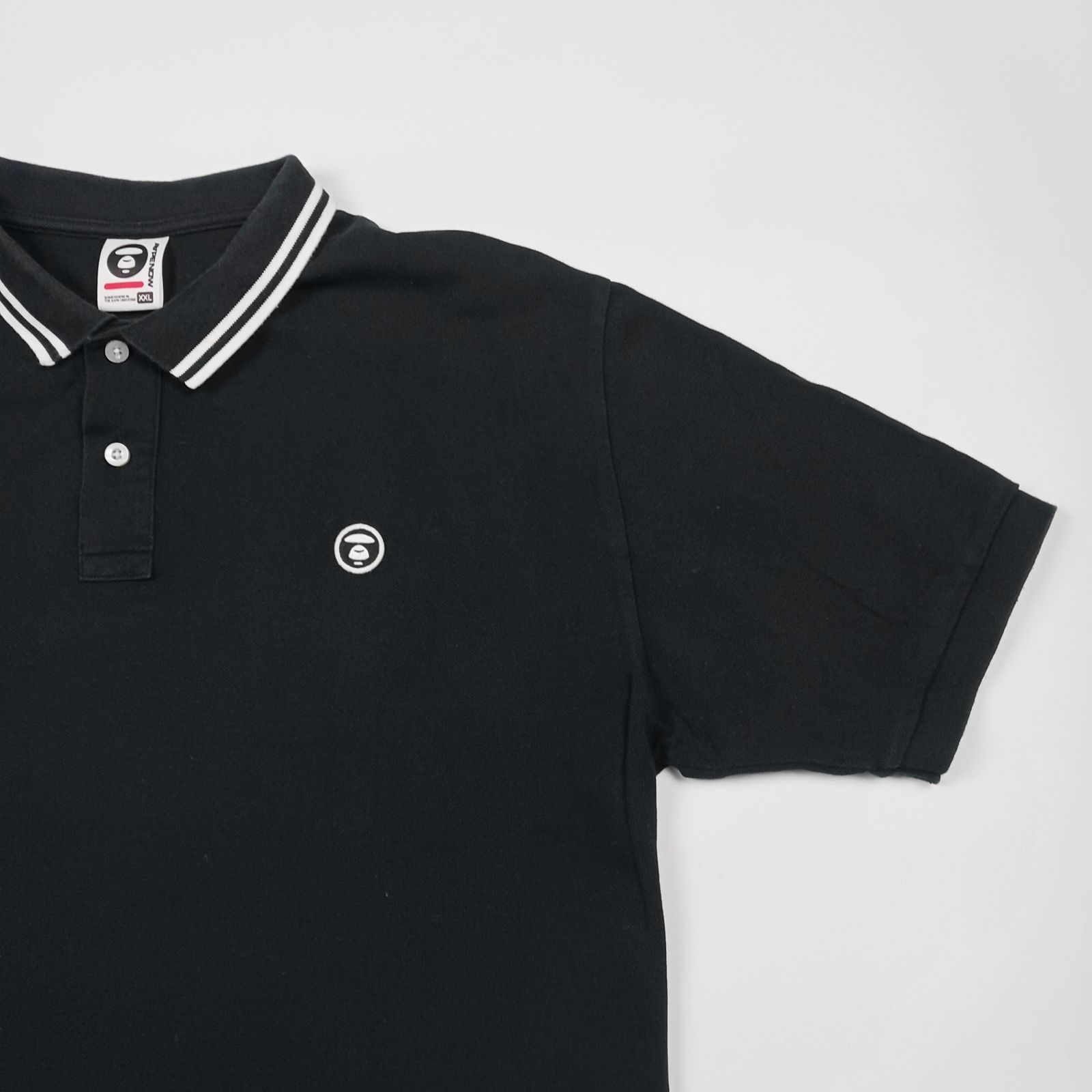AAPE by A BATHING APE エイプ ポロシャツ ブラック XXL メンズ 