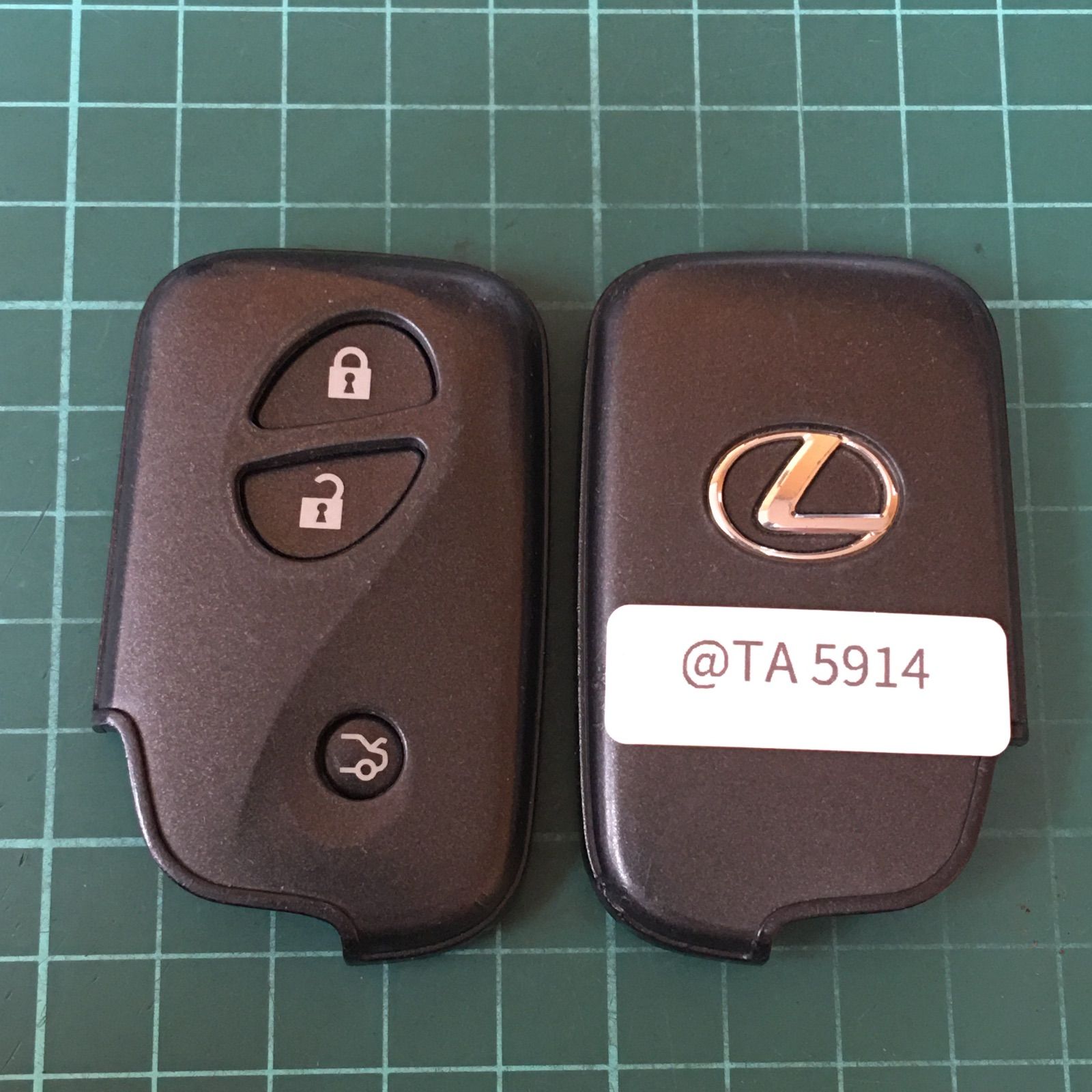 TA5914 点灯 レクサス 純正 スマートキー 3ボタン キーレス リモコン