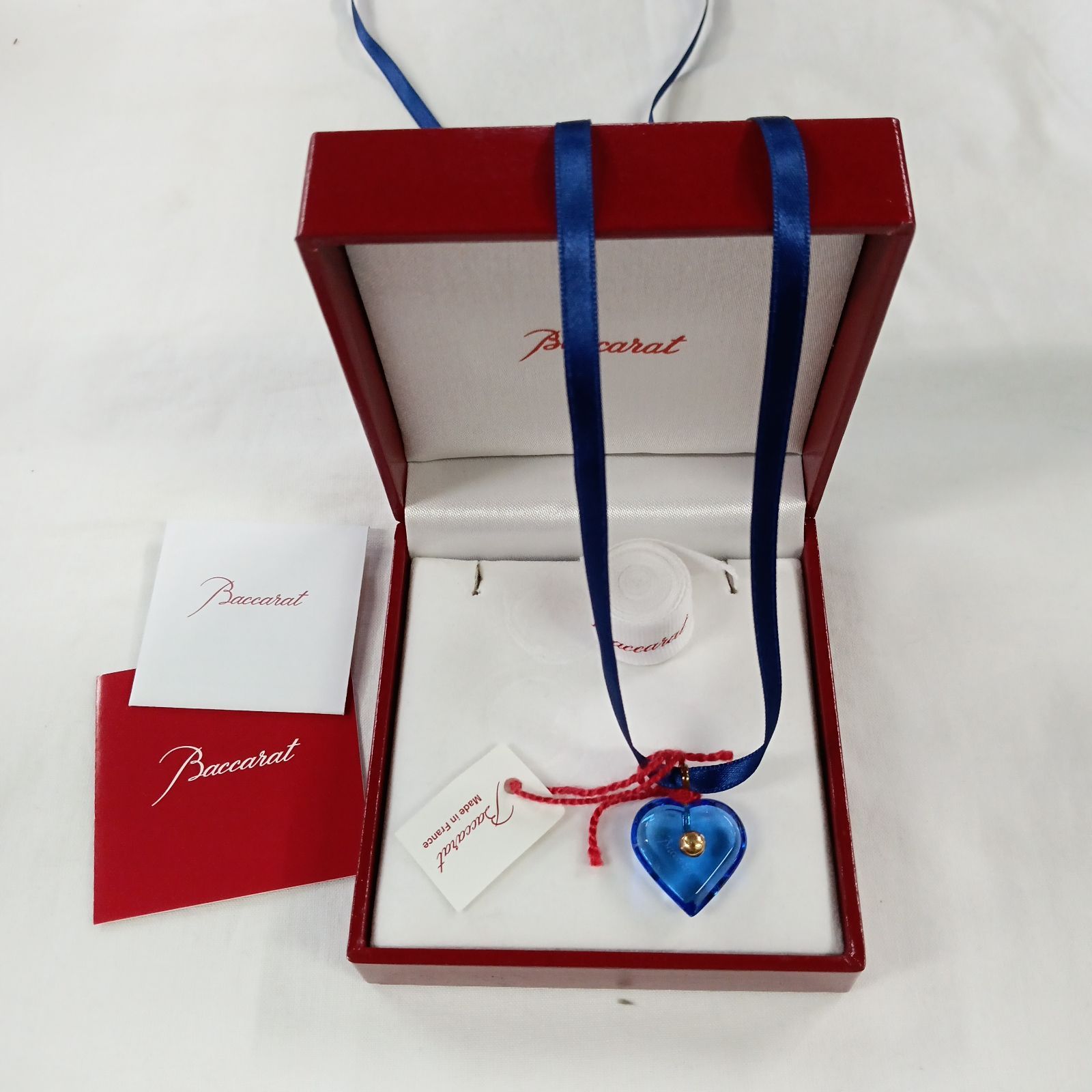 バカラ Baccarat ハート 置時計 現物のみ 刻印あり 【公式通販】