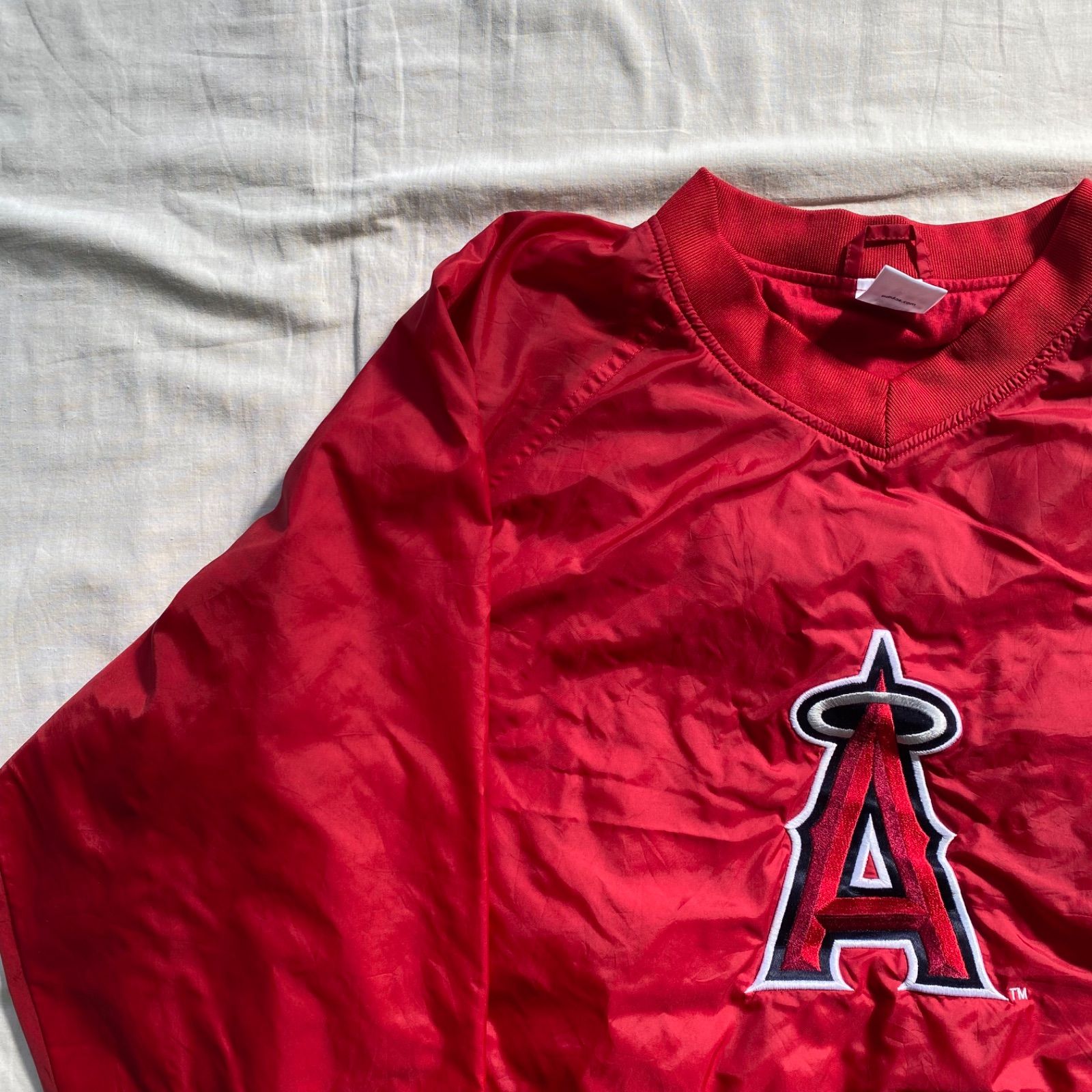 adidas アディダス ANGELS ロサンゼルスエンゼルス ナイロンプルオーバー MLB 大谷翔平 マイクトラウト 2XO - メルカリ