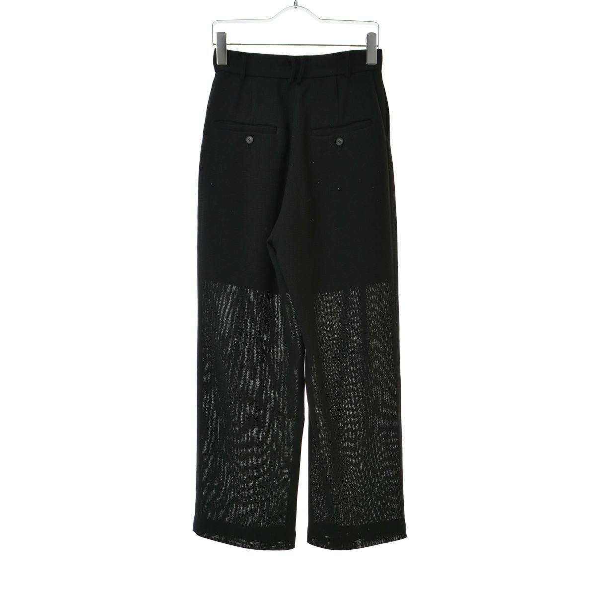 STUDIOUS】23SS フロントZIPメッシュクロスシャツ + メッシュ