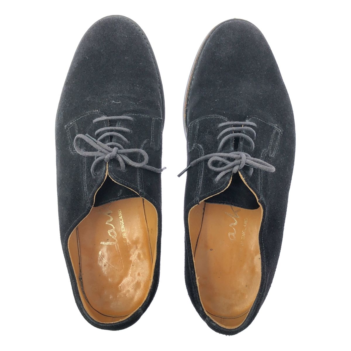 Clarks クラークス スウェード プレーントゥ 英国製 ビンテージ 希少 Clarks クラークス スウェード プレーントゥ 英国製 ビンテージ