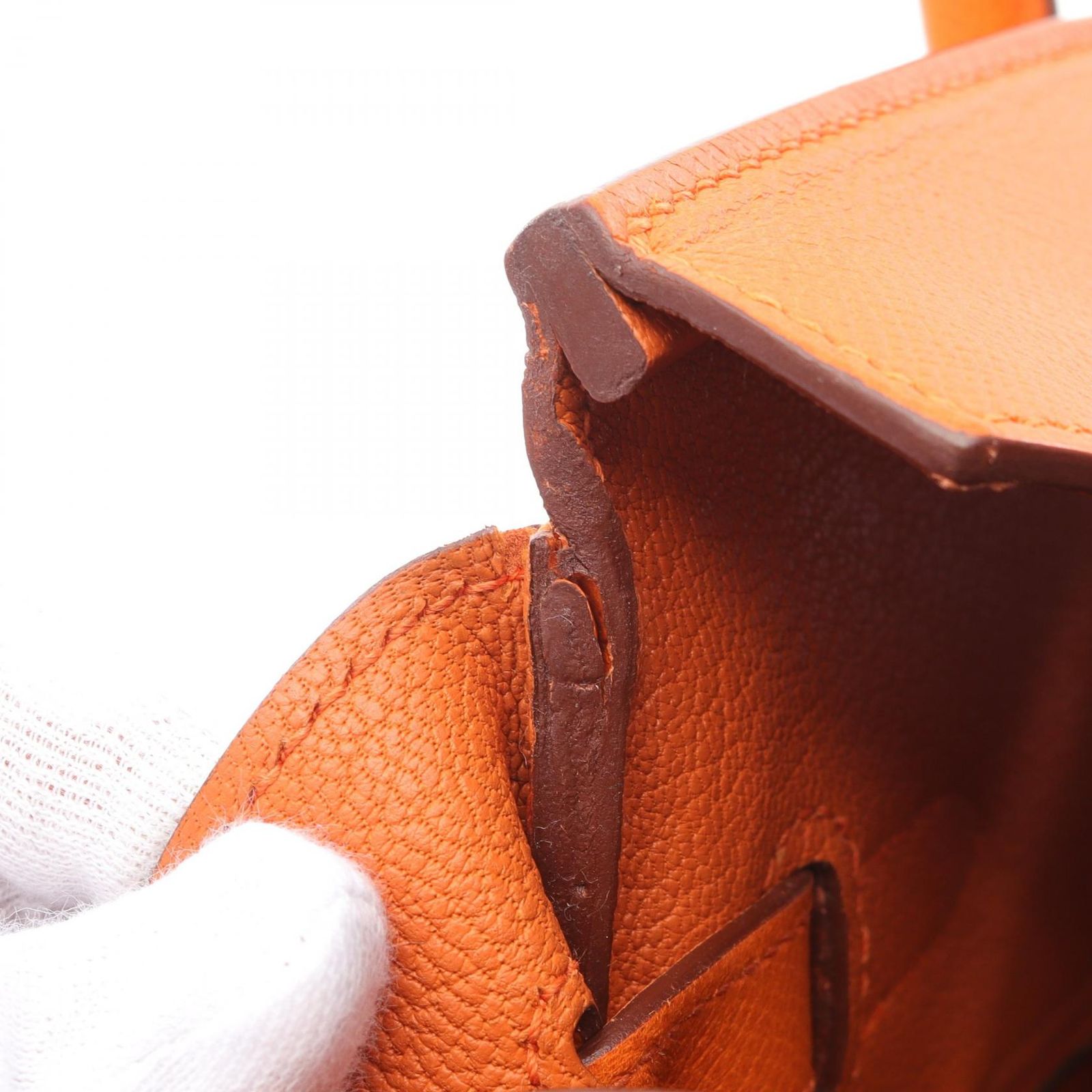 エルメス HERMES ハンドバッグ バーキン35 041702CC マンゴー レザー 