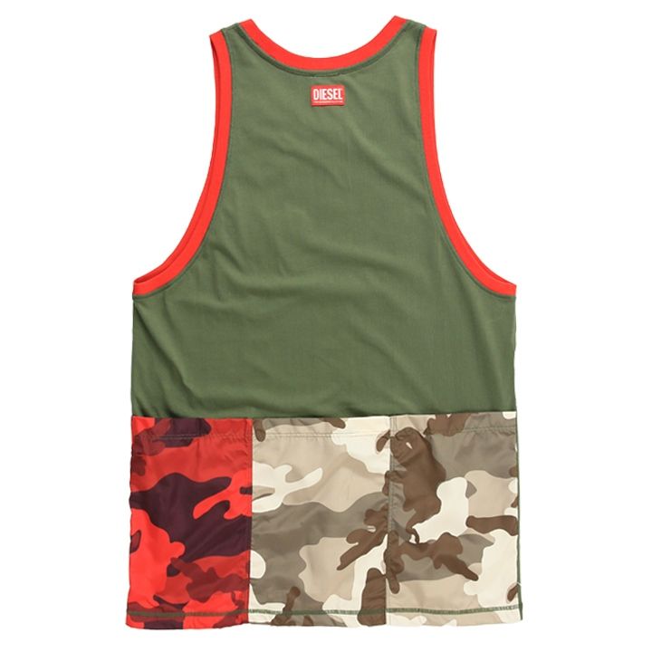 DIESEL タンクトップ　迷彩 DIESEL タンクトップ 迷彩