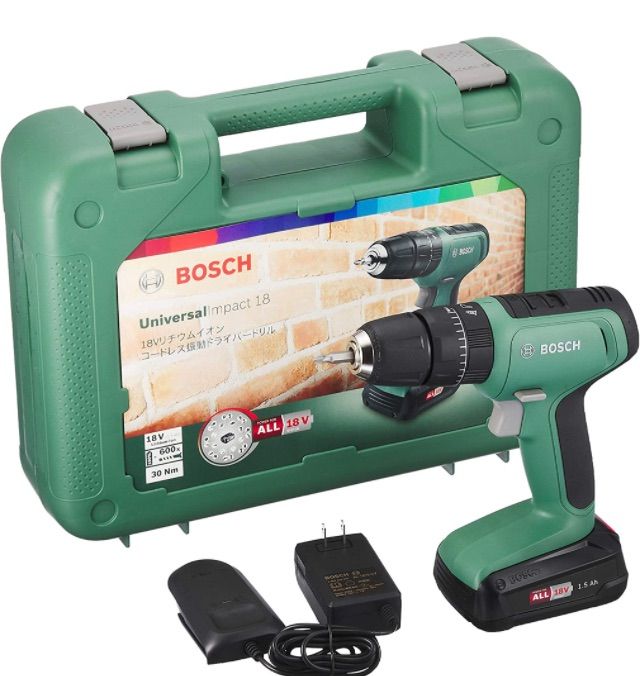 自転車BOSCH 18V 電動ドライバー UID118 展示品未使用 - 工具/メンテナンス