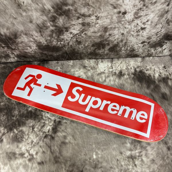 新品未使用品21SS Supreme EXIT skateboard deck Supreme Exit Skateboard Deck Black - SS21 - US