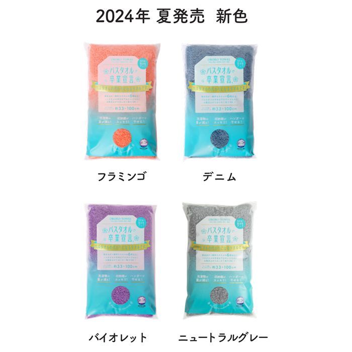 バスタオル 卒業宣言ミニバスタオル 約33×100cm 日本製 おぼろタオル バスタオル 無地 超吸水 コットン タオル 送料無料