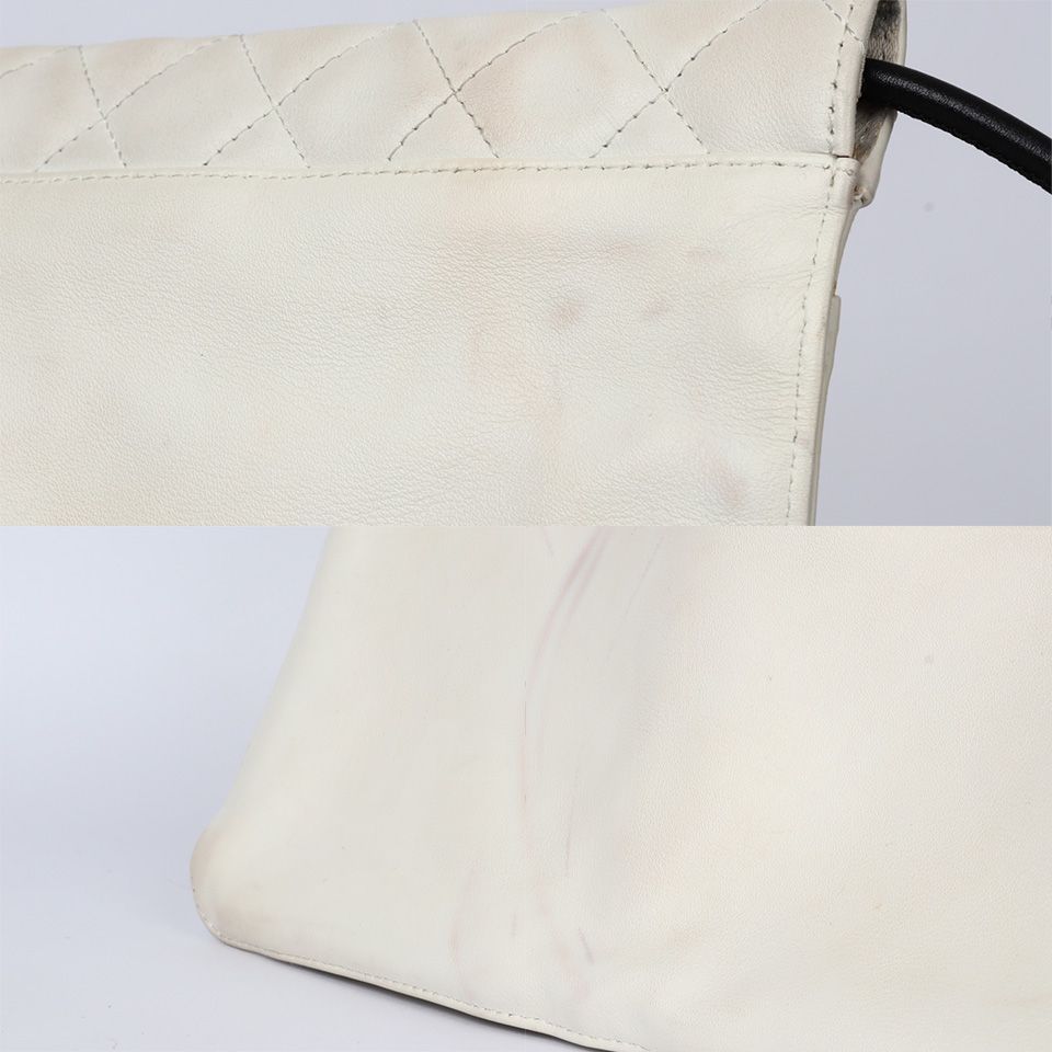 シャネル CHANEL カンボンライン ショルダーバッグ ラムスキン  