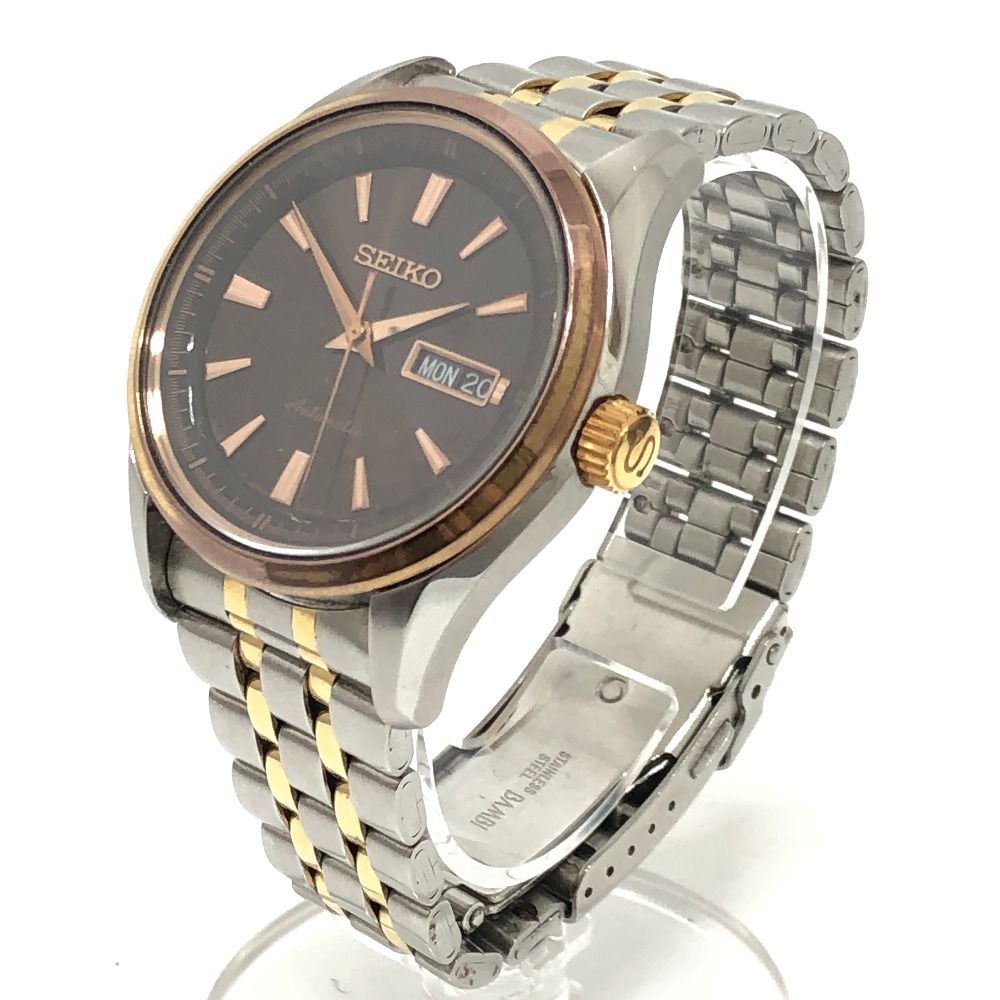 SEIKO セイコー 腕時計 プレザージュ 4R36-03H0 SS/GP シルバー - メルカリ 
