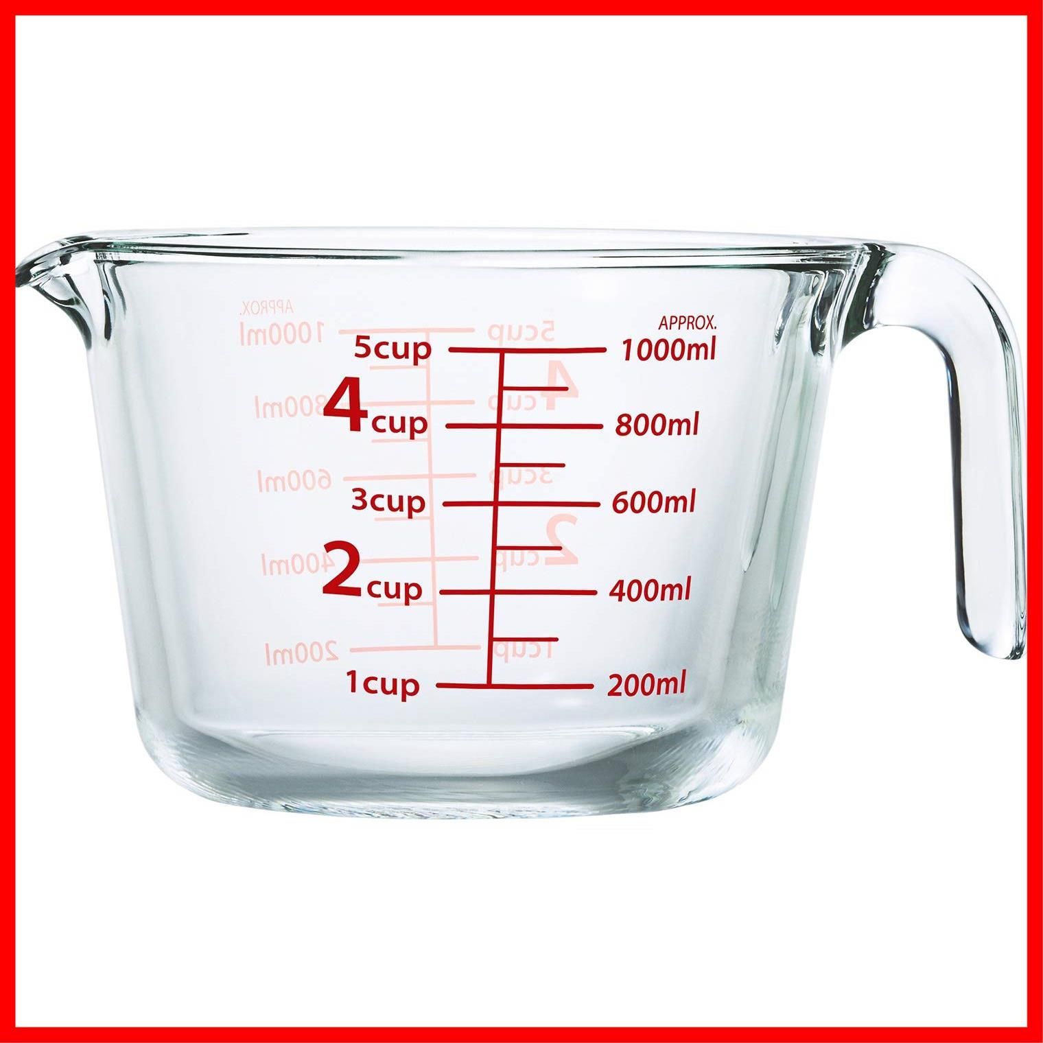 在庫 1200ml 耐熱ガラス|電子レンジ オーブン対応 ベイクックメジャーカップ 計量カップ H-3883 メジャーカップ アデリア ADERIA