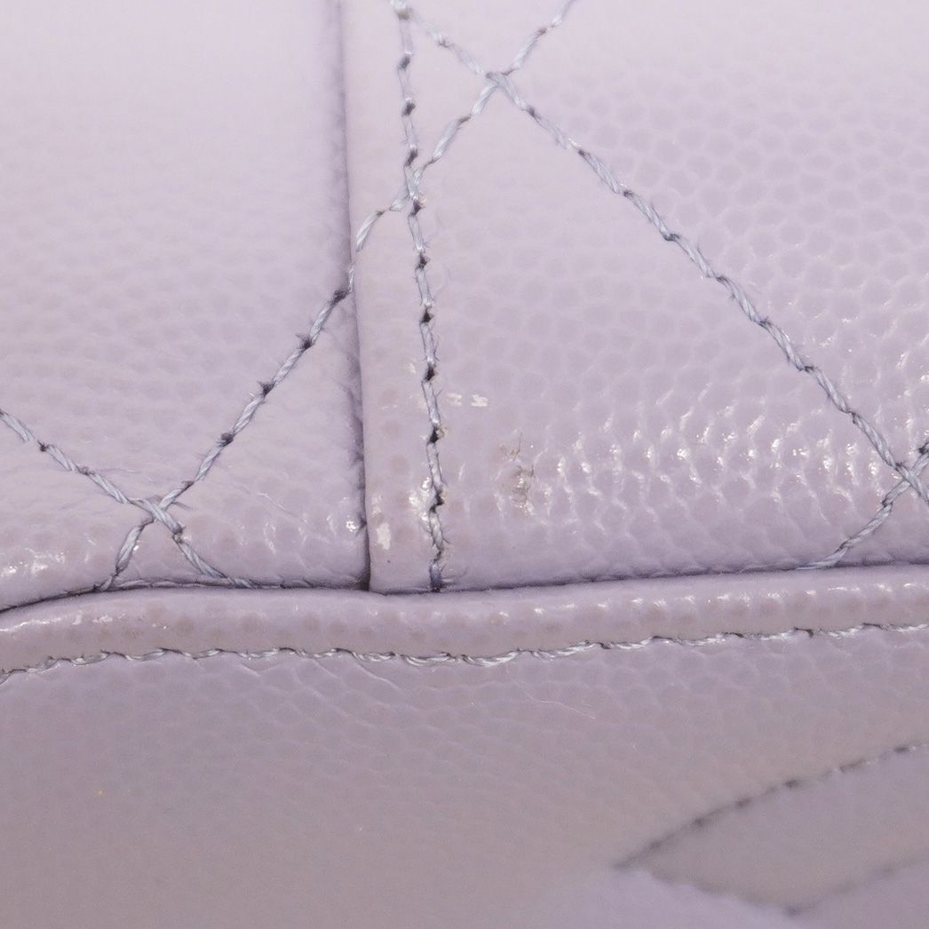 5hb0679-h】シャネル バニティバッグ マトラッセ キャビアスキン  