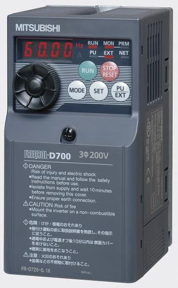 【本物保障】 三菱電機 MITSUBISHI ELECTRIC インバータFREQROL-D700 FR-D720-0.1K 2025新作100%品質保証。