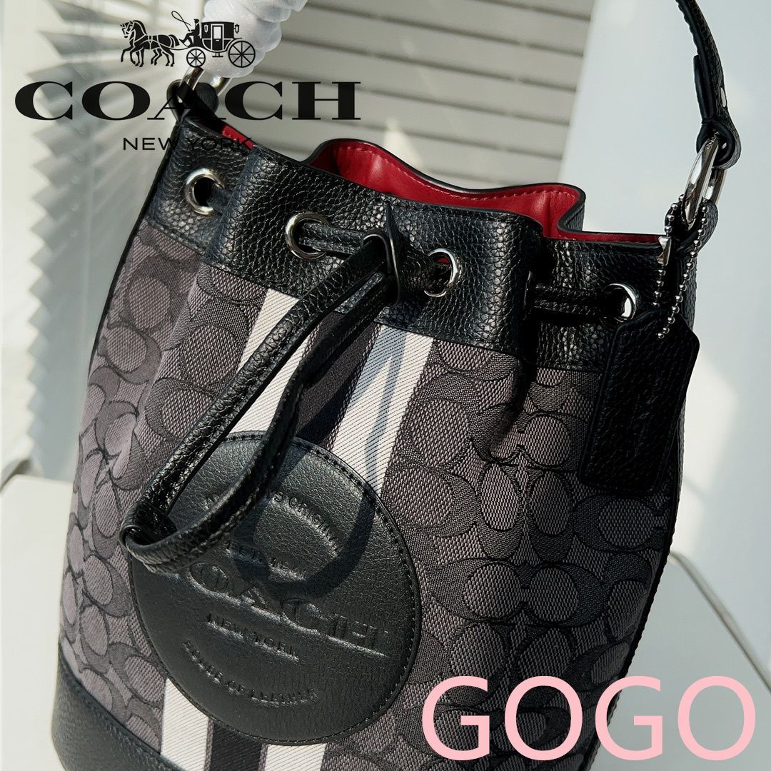 コーチ ショルダーバッグ ミニバケットバッグ ハンドバッグ レディース シグネチャー COACH c4102 IMVGB - メルカリ