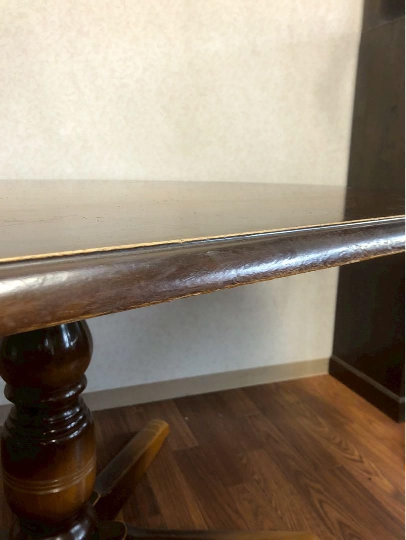 飛騨産業 オールドキツツキ オーバル型 ダイニングテーブル - メルカリ