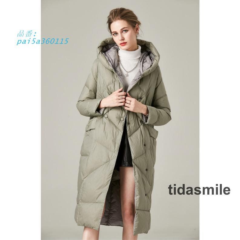 防寒性抜群 ダウンコート ロングダウン フード付き ダウンジャケット アウター 上着 暖かい 秋冬 40代 ミセス ロングコート レディース ロング 50代 30代 pai5a360115