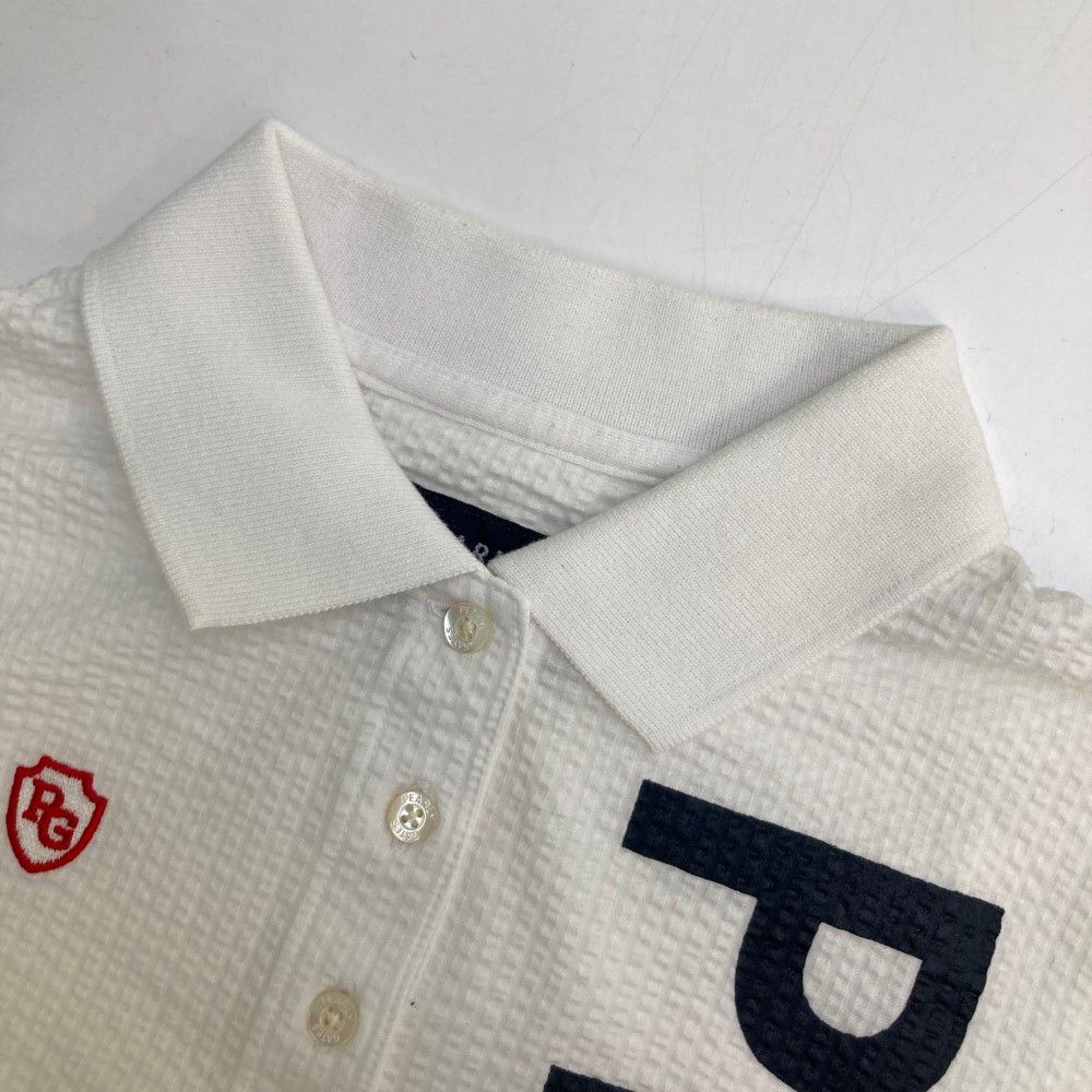 【美品】PEARLY GATES パーリーゲイツ ポロシャツ シアサッカー 半袖 Pe格子サッカー半袖ポロシャツ | PEARLY GATES（パーリーゲイツ