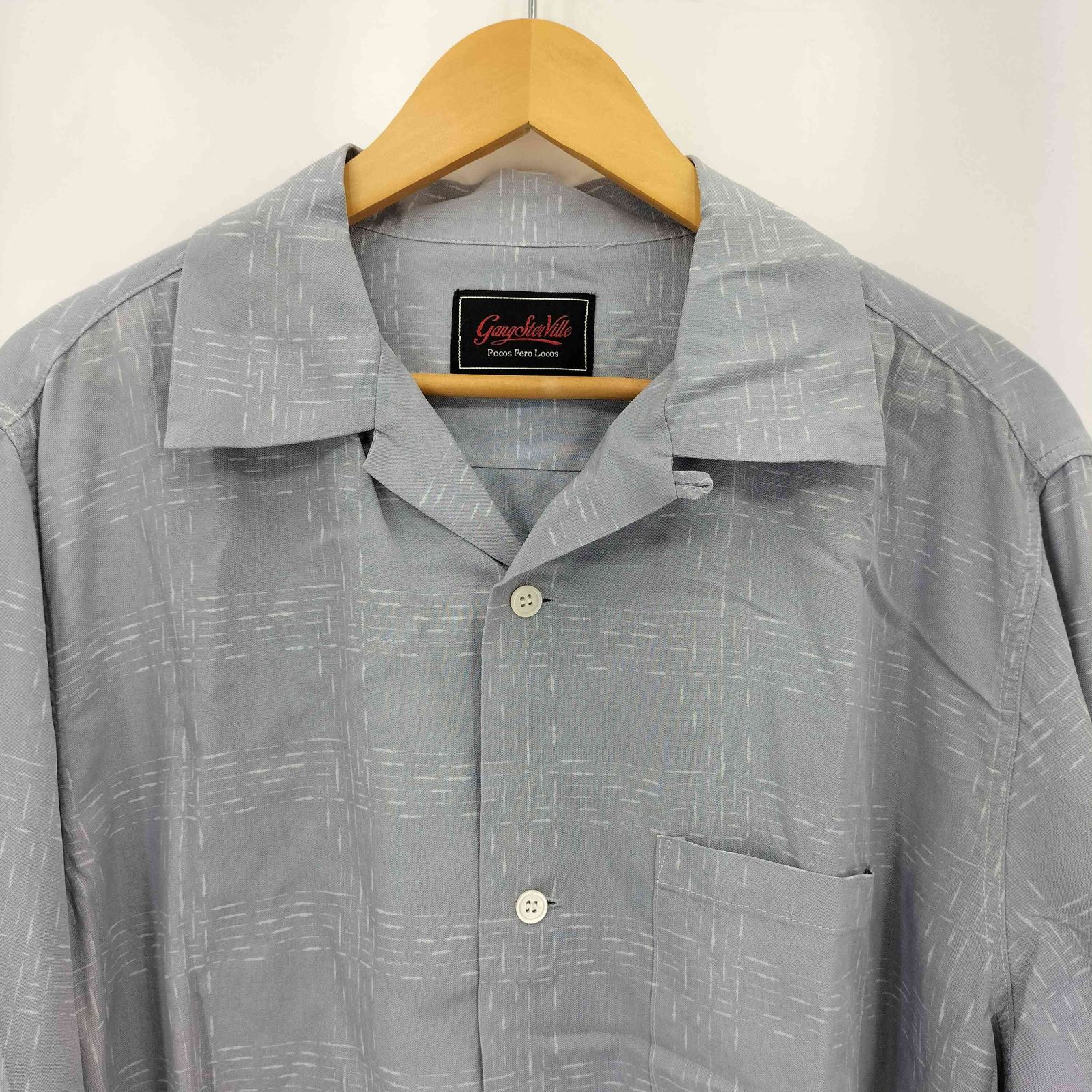 ギャングスタビル GANGSTERVILLE THUG-L/S CHECK SHIRTS サグ チェック