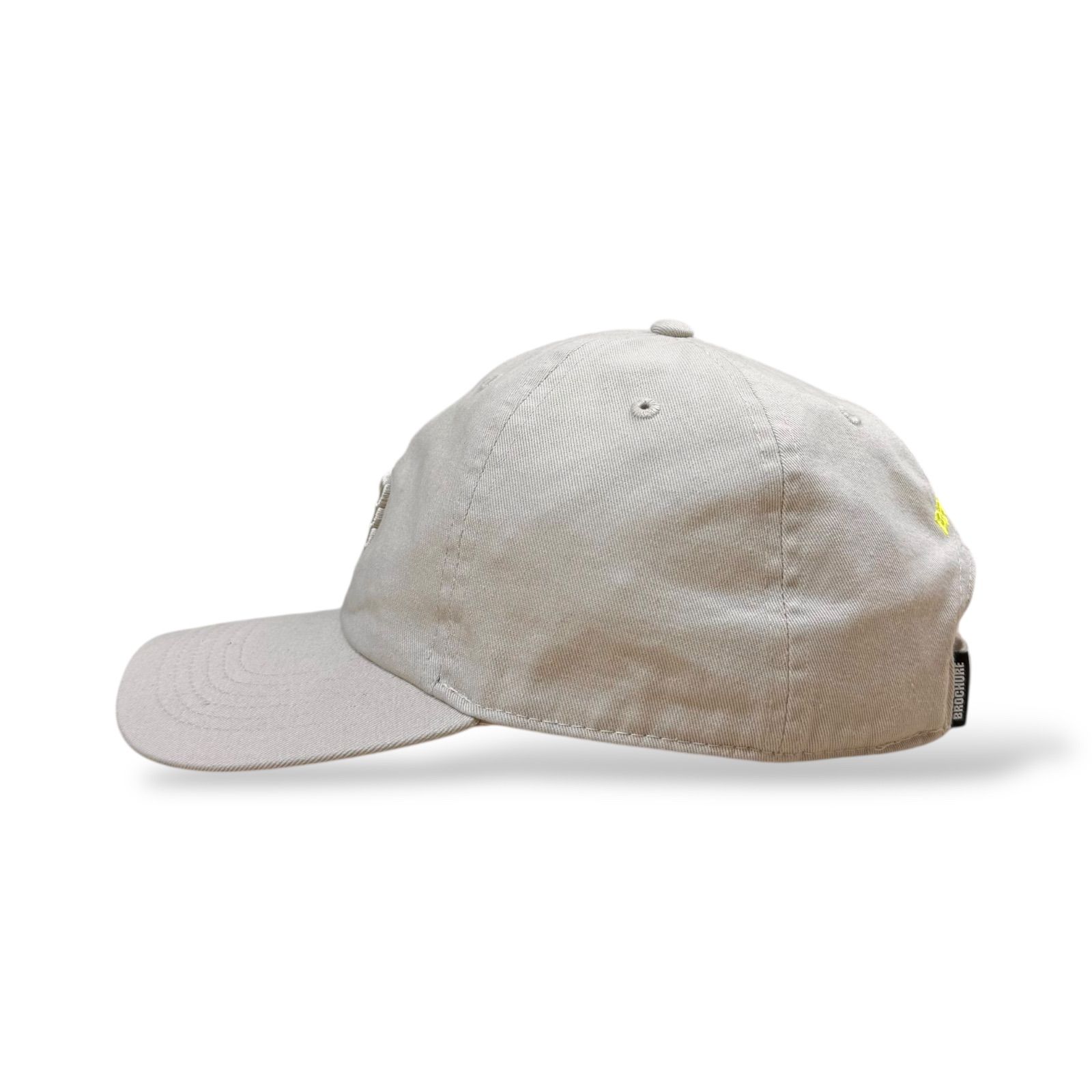 来店をご期待! BROCHURE ALWAYTH D.B CAP オルウェイズ キャップ 帽子 ブローシュア ベージュ ロゴ刺繍 家族