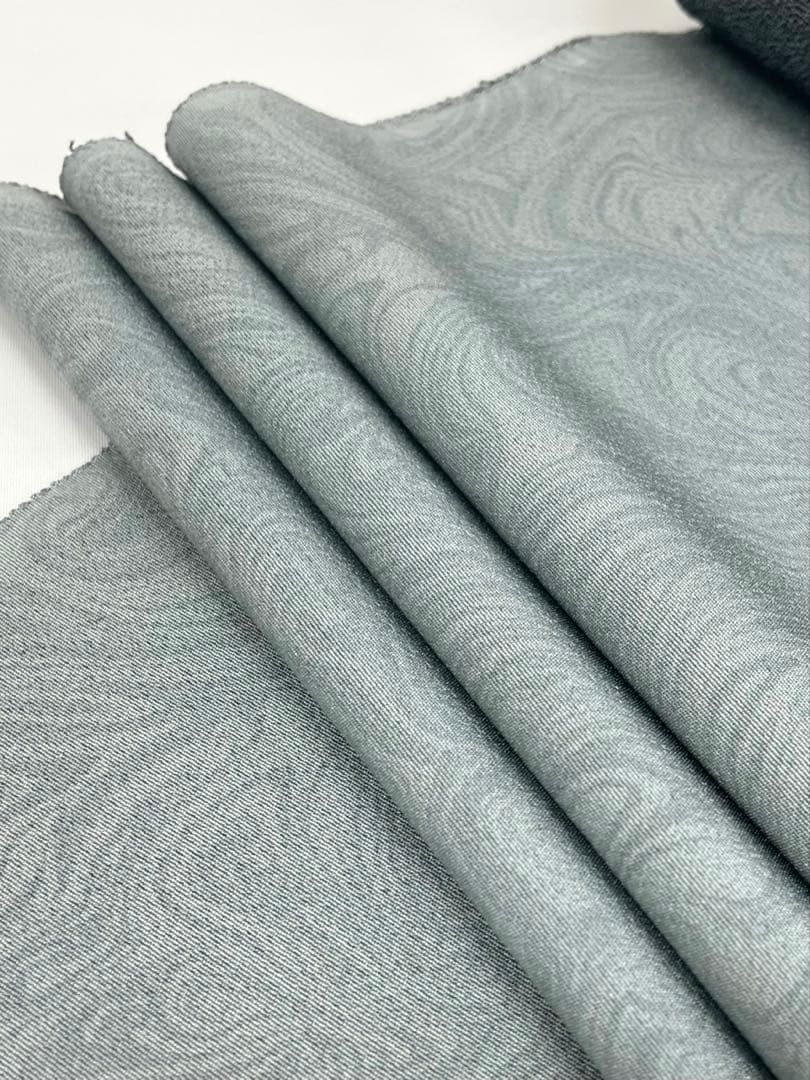 両面染小紋 墨流し×裂取 伊勢紅型 共八掛 正絹 反物 - メルカリ