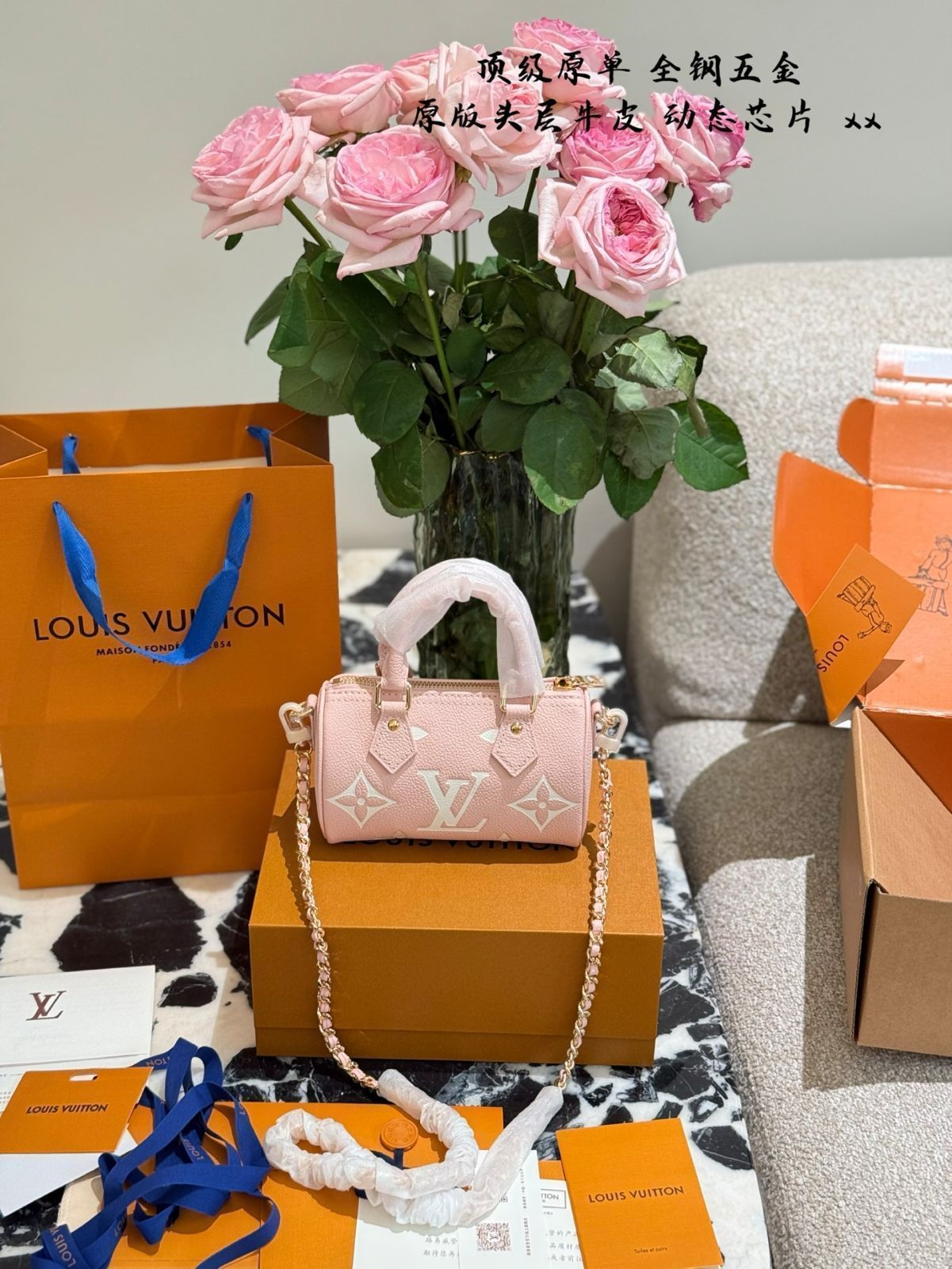 【おしゃれで可愛い♪】LOUIS VUITTON ★ ナノ・スピーディ ルイヴィトン☆カワイイ♪ ナノスピーディ モノグラム☆関税込み