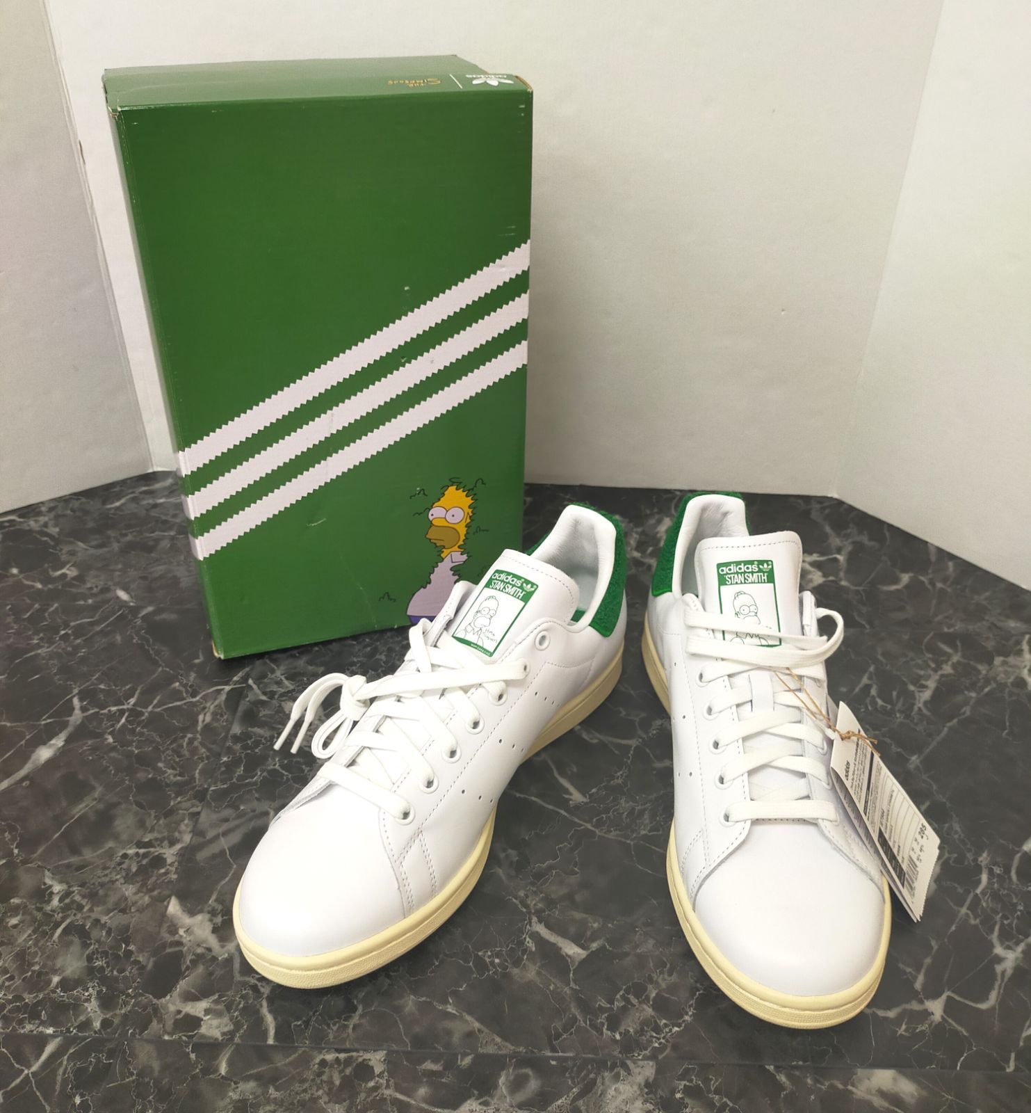 77.adidas originals × Homer Simpson Stan Smith Green IE7564 スニーカー 28.5㎝  未使用品【併売品】 - メルカリ