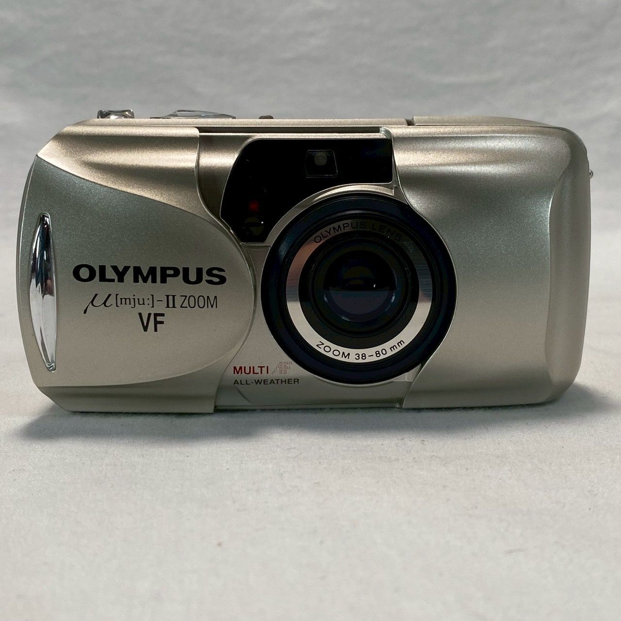 説明書 リモコン付き OLYMPUS μ mju -II ZOOM VF フィルムカメラ オリンパス μ-II ZOOM 38-80mm コンパクトカメラ 動作未 No.3952