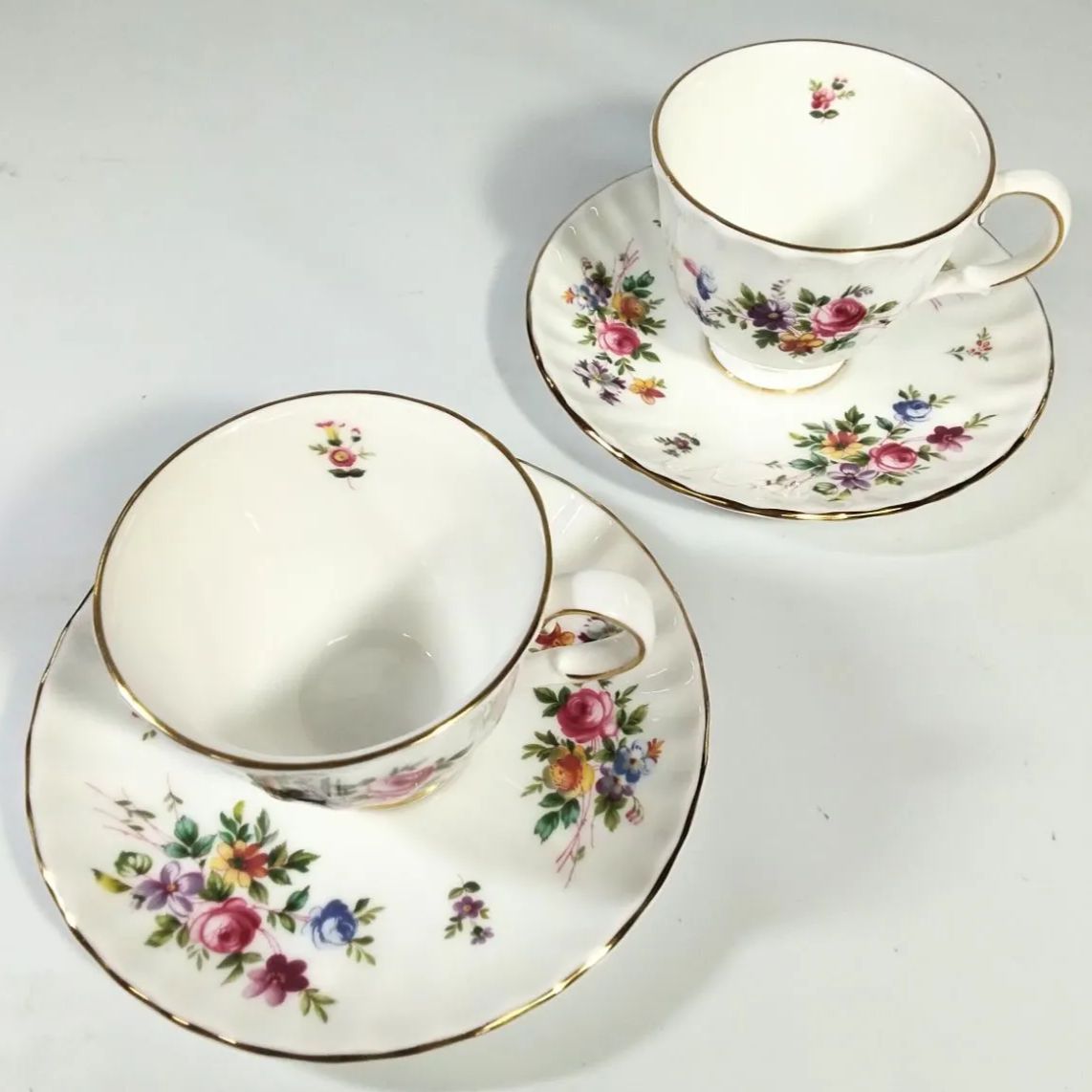 ミントン マーロウ シュガーポット クリーマー デミタスカップ2客 まとめて4点 NO 00986