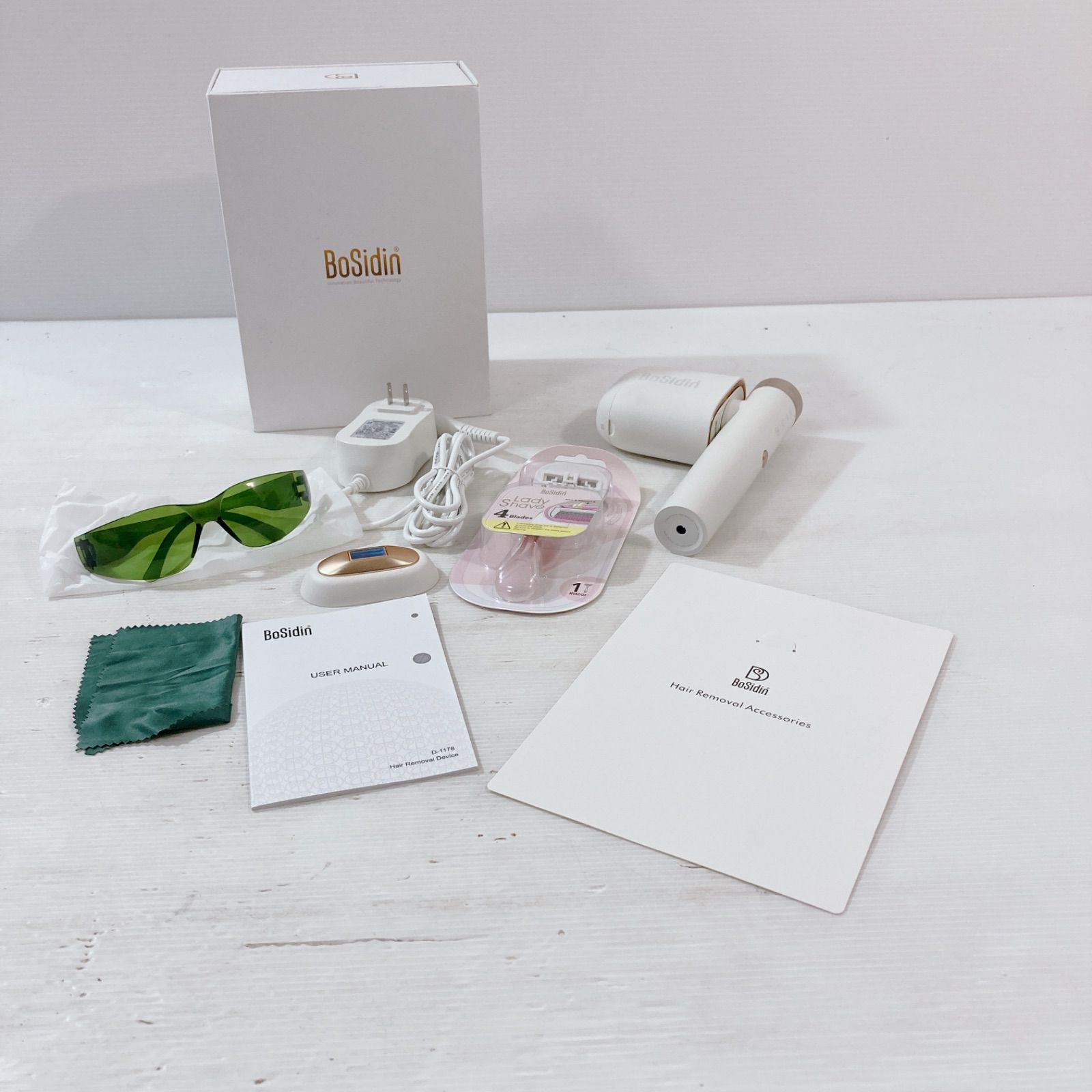 BoSidin 脱毛器 D-1178 家庭用脱毛器 美容機器 BoSidin 脱毛器 女性