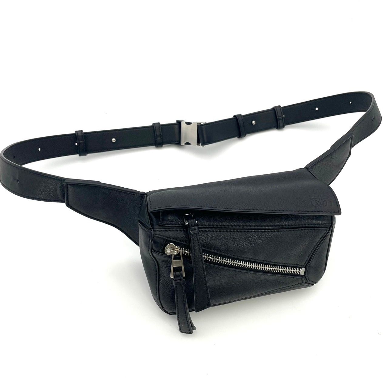 ロエベ LOEWE パズル ショルダーバッグ ブラック 黒 レザー