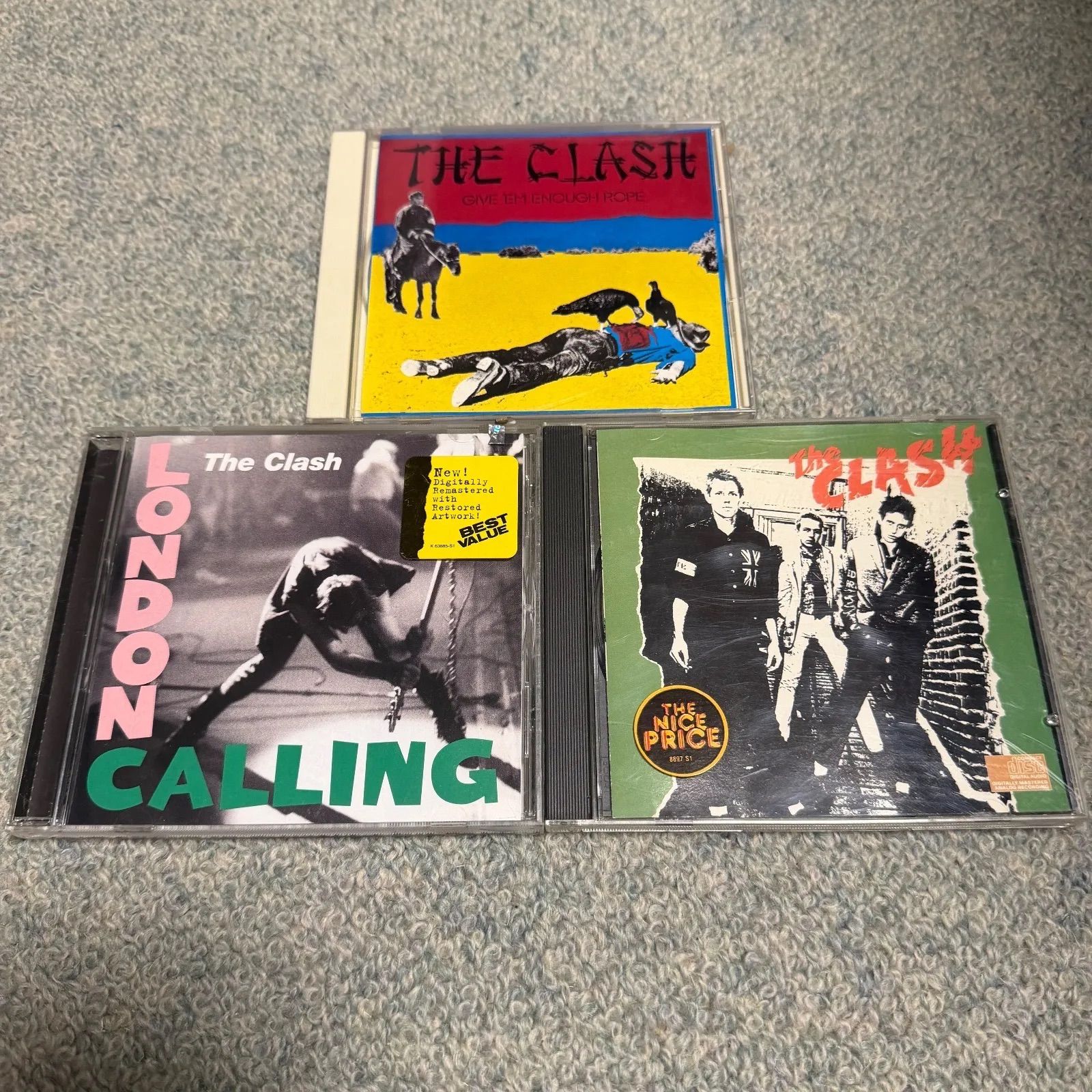 THE CLASH CD3枚セット The Clash・Give 'Em Enough Rope・London