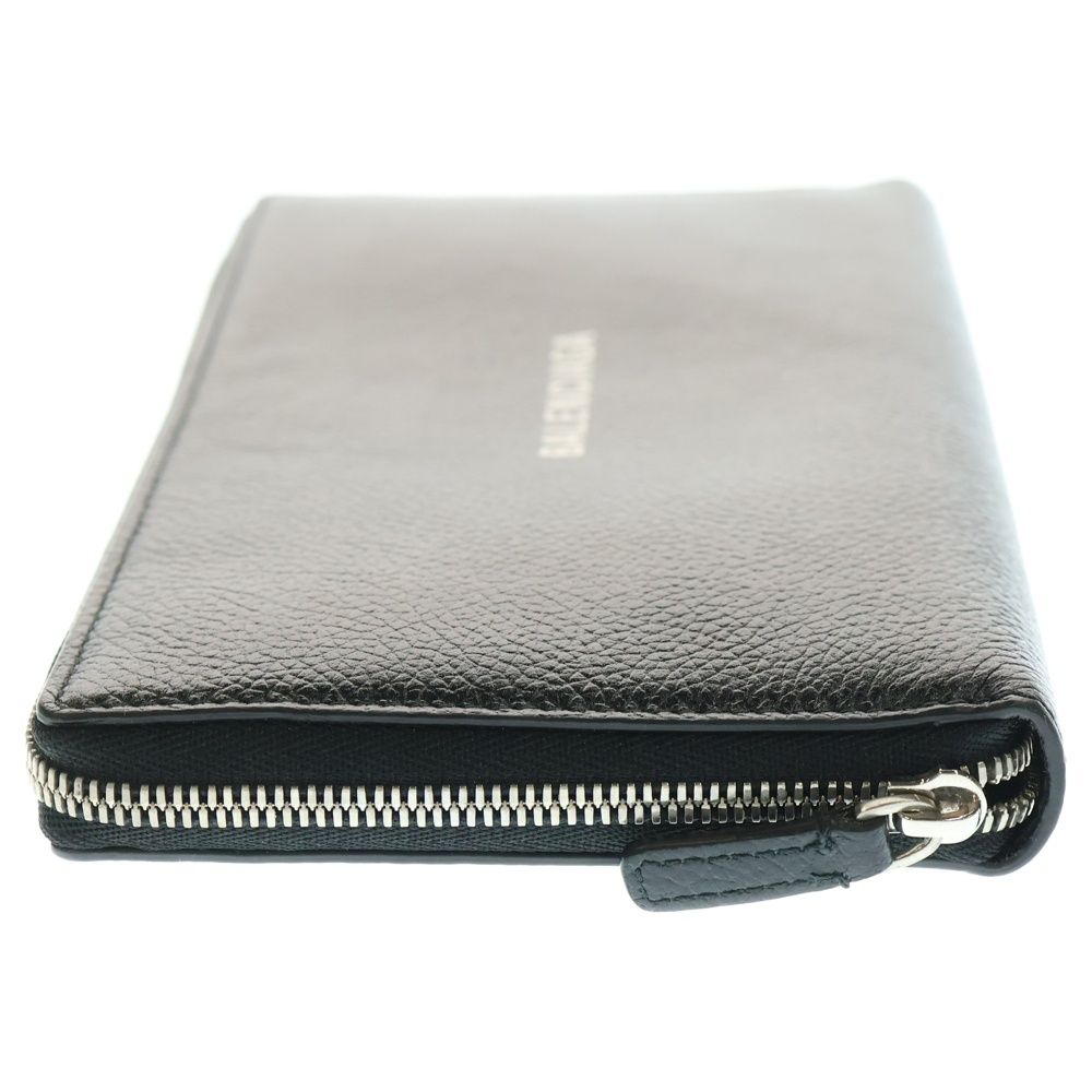 箱&袋付✨】バレンシアガ 長財布 ラウンドジップ レザー ブラック