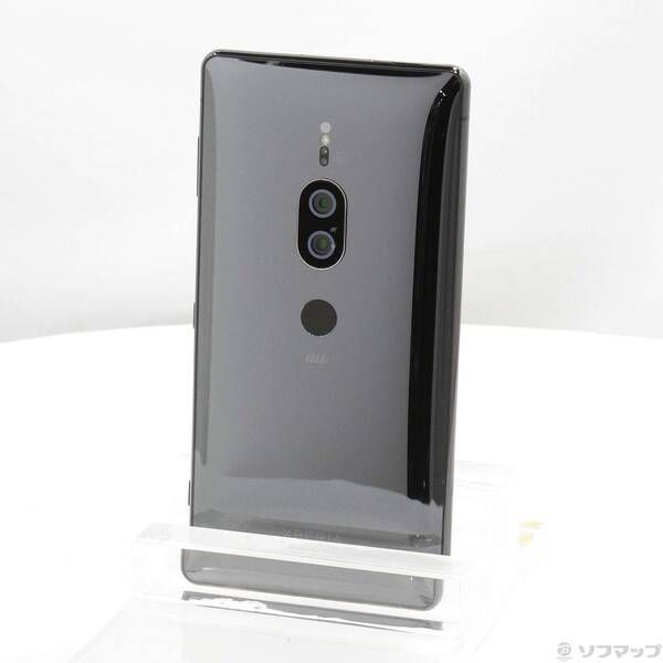 中古品〕 Xperia XZ2 Premium 64GB クロムブラック SOV38 au