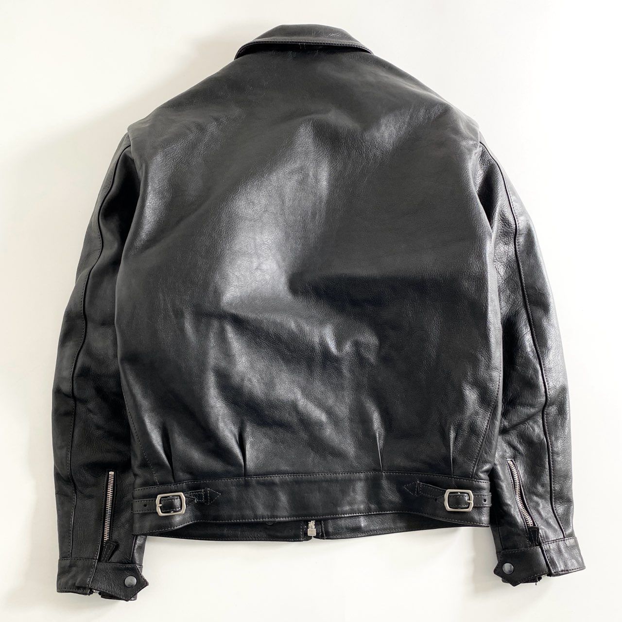 33d12 EASTMAN LEATHER CLOTHING イーストマンレザー OSTMANN オストマン ドイツ空軍 フライトジャケット レザー ジャケット 38 カウハイドレザー - メルカリ