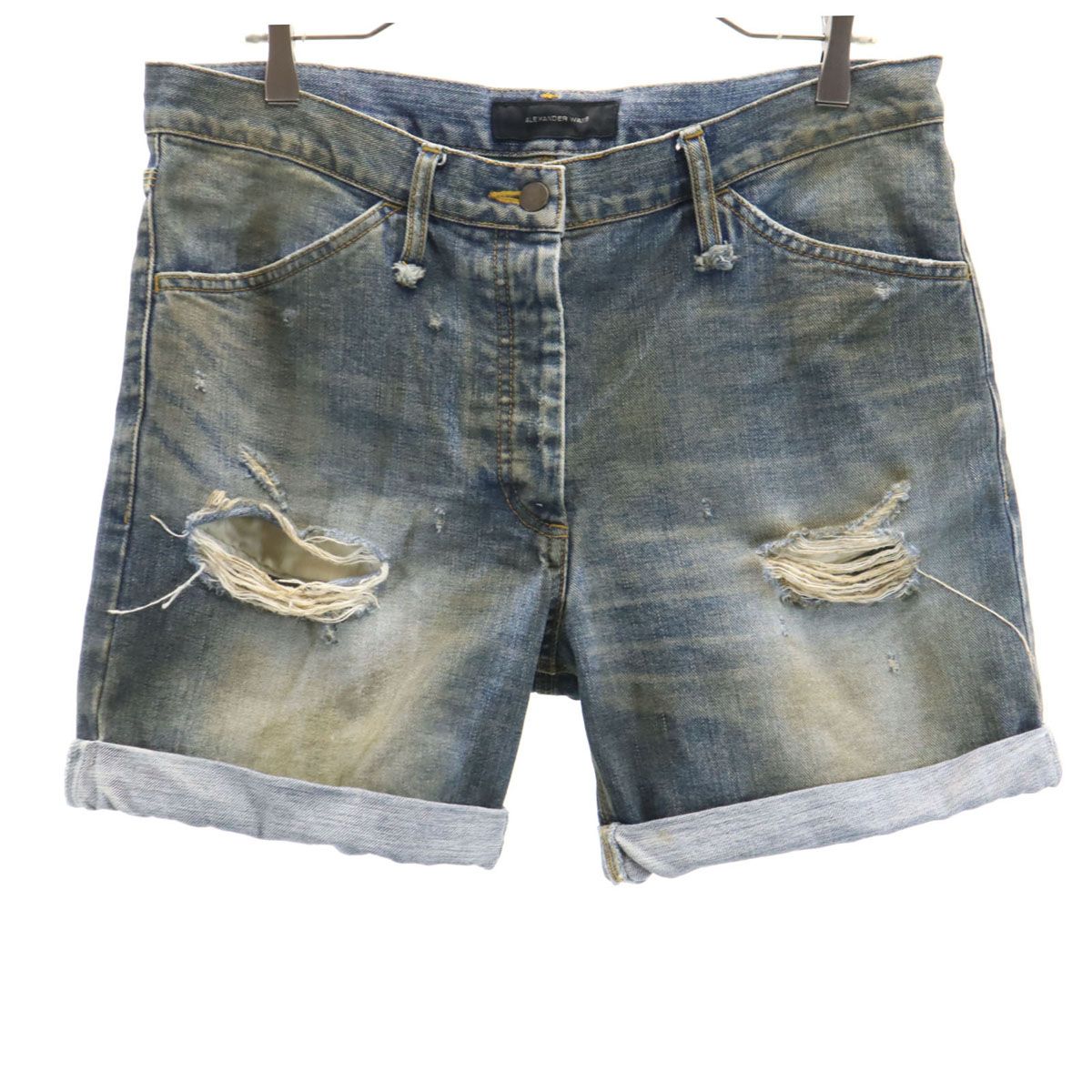 alexanderwang アレキサンダーワング エイジドグレーデニム バイトロゴ