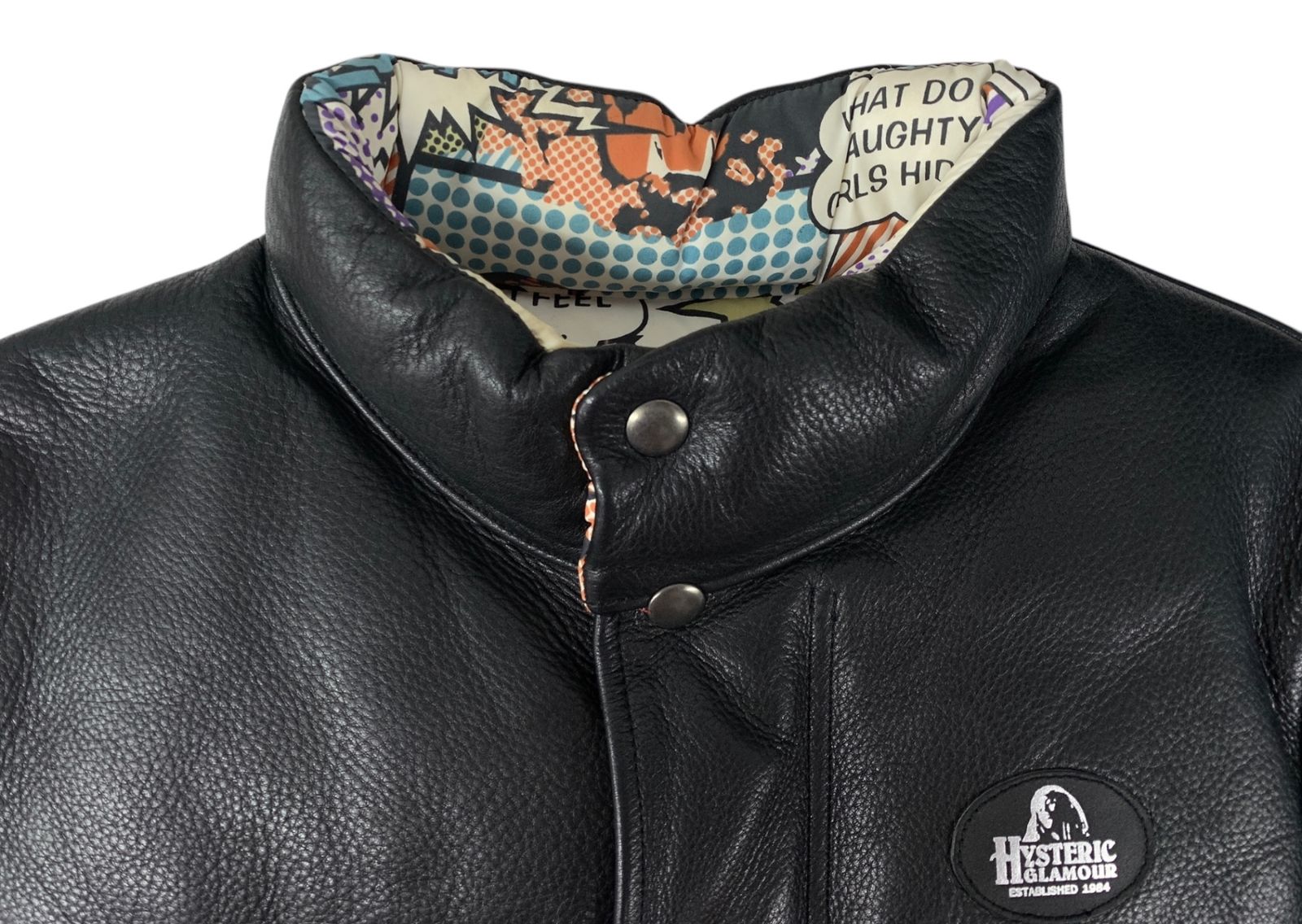 HYSTERIC GLAMOUR (ヒステリックグラマー) 牛革 ナイロン ダウン