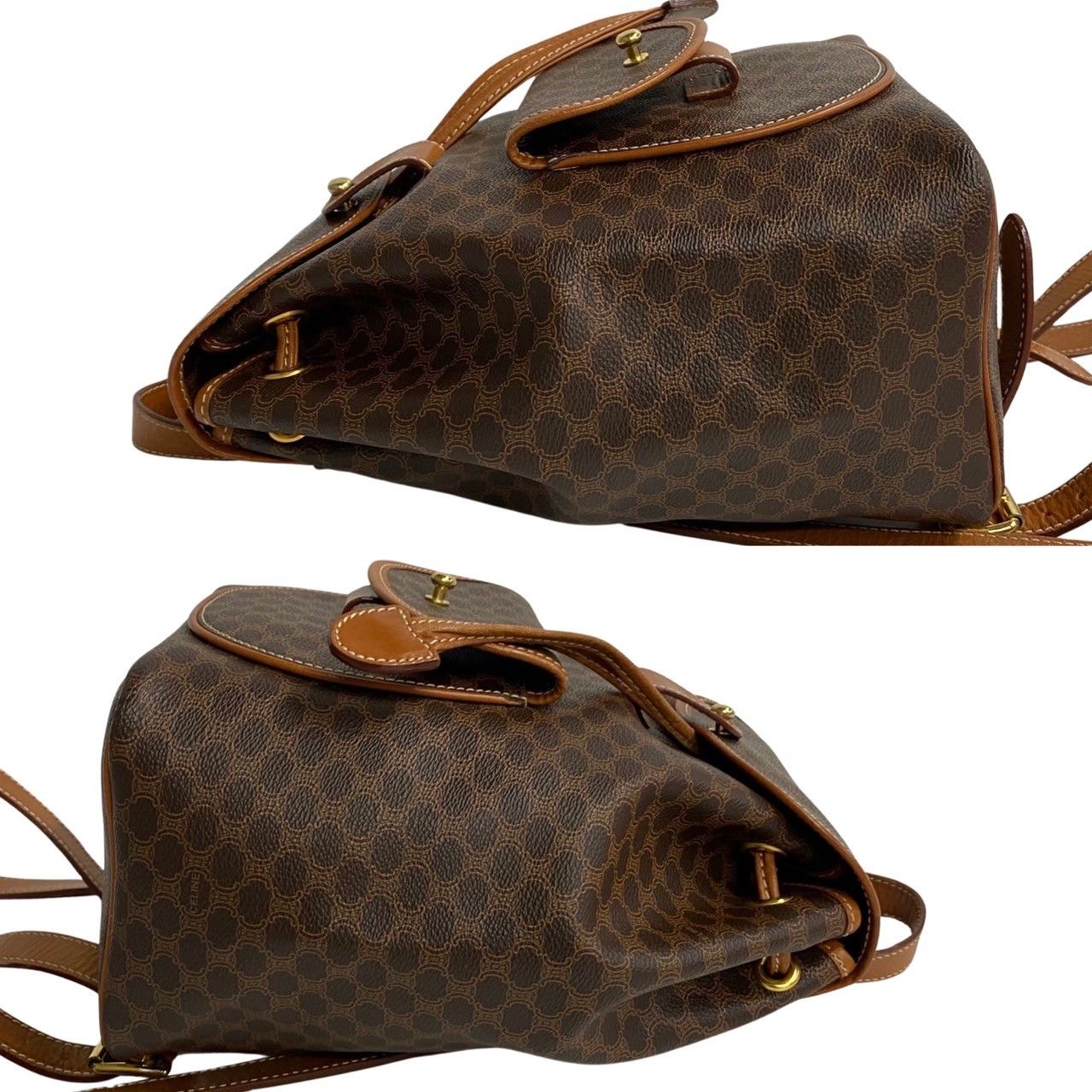 極 美品 CELINE セリーヌ マカダム ブラゾン トリオンフ 柄