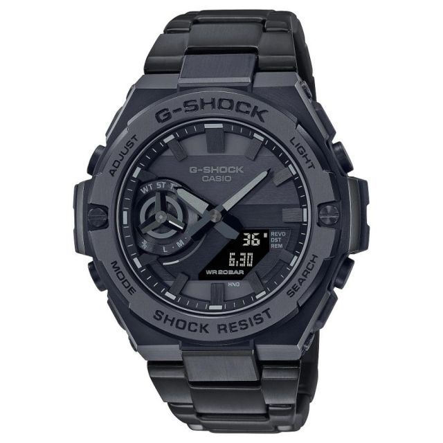 カシオCASIO Gショック ジーショック G-STEEL 電波 ソーラー メンズ 腕時計 GST-B500BD-1AJF【国内正規品】