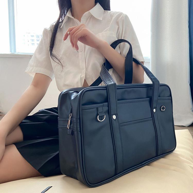 スクールバッグ 制服バッグ 肩掛け 学生鞄 ショルダーバッグ