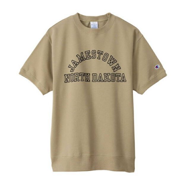 HANES ヘインズ SHORT SLEEVE SWE サンド 3Lサイズ C3-X017L 785 | スポーツ 運動 ウエア ウェア 服 衣類 トップス ショートスリーブ ハーフスリーブ 半袖 着心地 コットン 綿 スウェット 裏起毛 ポリエス