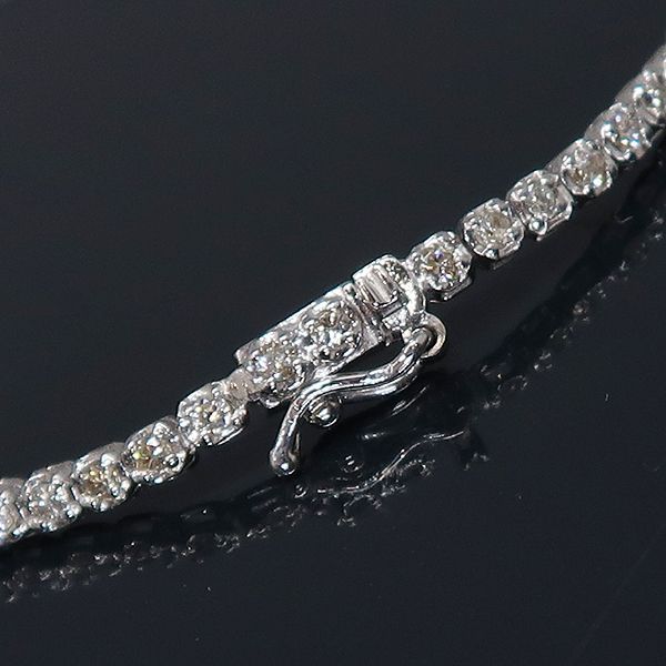 k18ホワイトゴールド ダイヤモンド ブレスレット K18 ホワイトゴールド