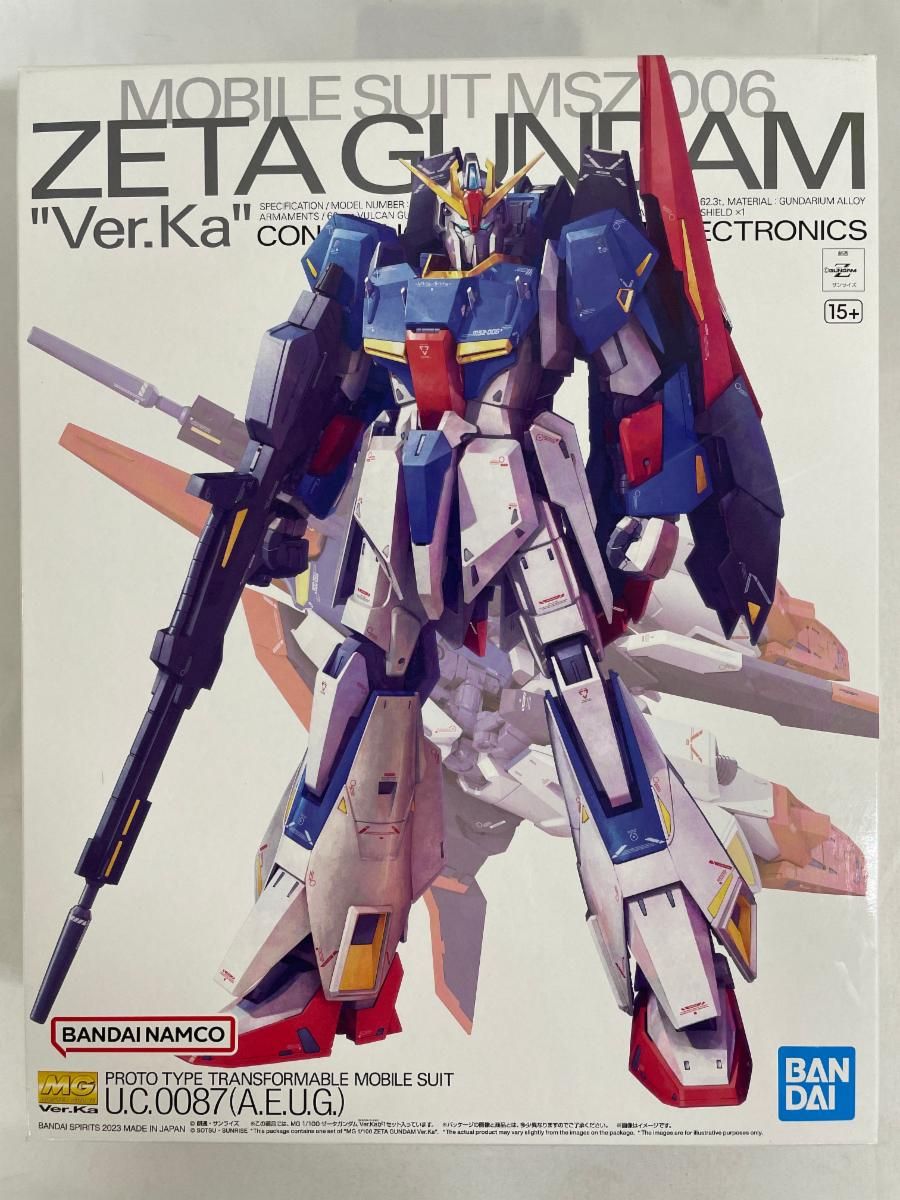 未開封】ゼータガンダム Ver.Ka (MG) 機動戦士Zガンダム - メルカリ