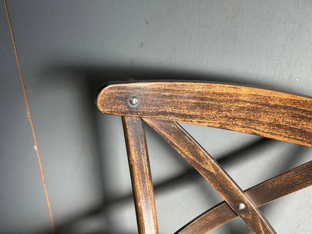 ① TON トン クロスバックチェア アンティーク ヴィンテージ