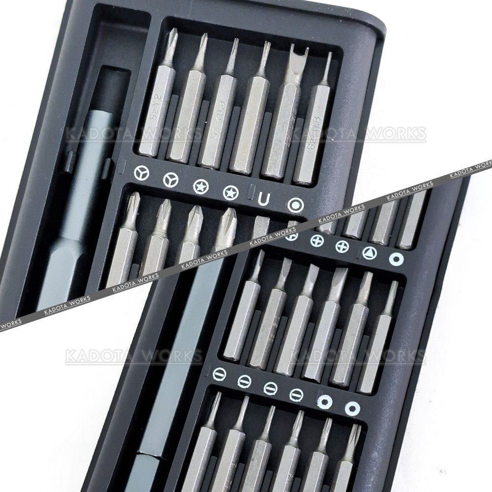 精密ドライバー セット 24in1 24ビット入り 磁石付き ネジ吸着