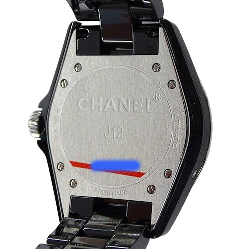 シャネル CHANEL 時計 メンズ ブランド J12 ファーズドゥリュヌ ムーンフェイズ デイト 自動巻き AT ステンレス SS ブラックセラミック H3406 ブラック 磨き済み 【中古】